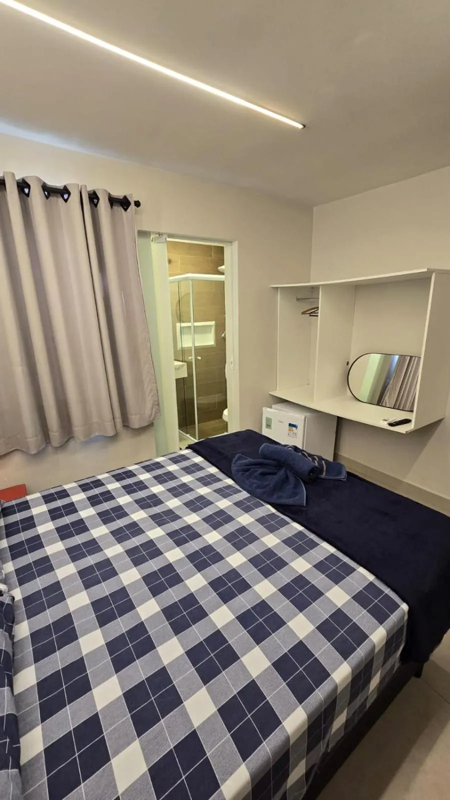 Bed in CASA HOTEL PIRACICABA