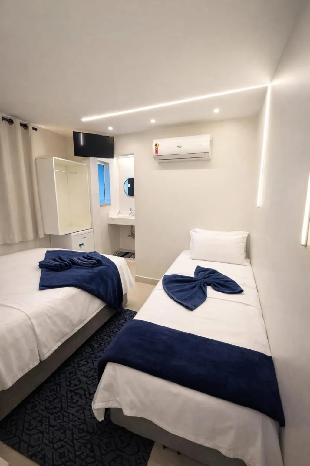 Bed in CASA HOTEL PIRACICABA