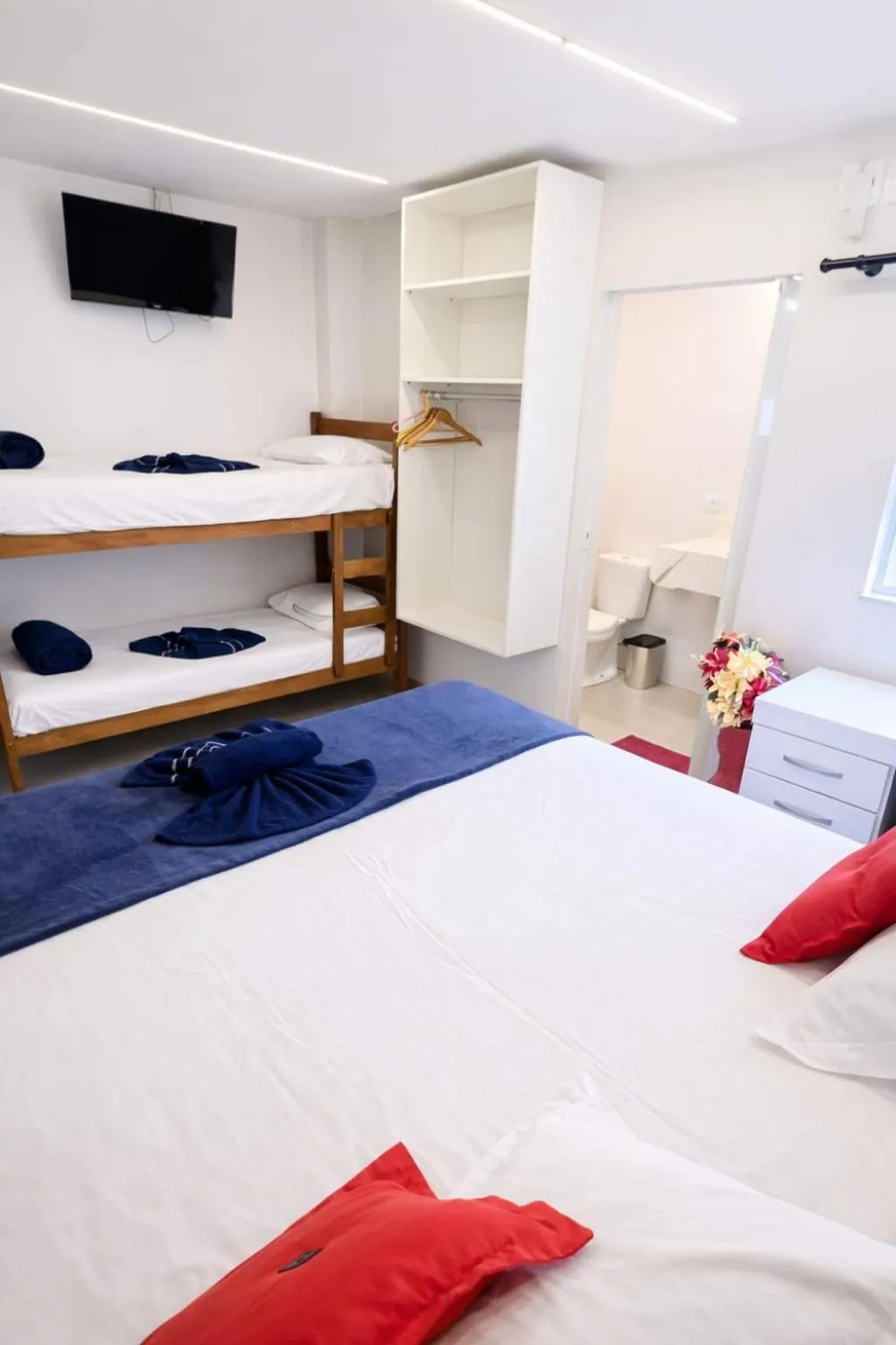 Bed in CASA HOTEL PIRACICABA