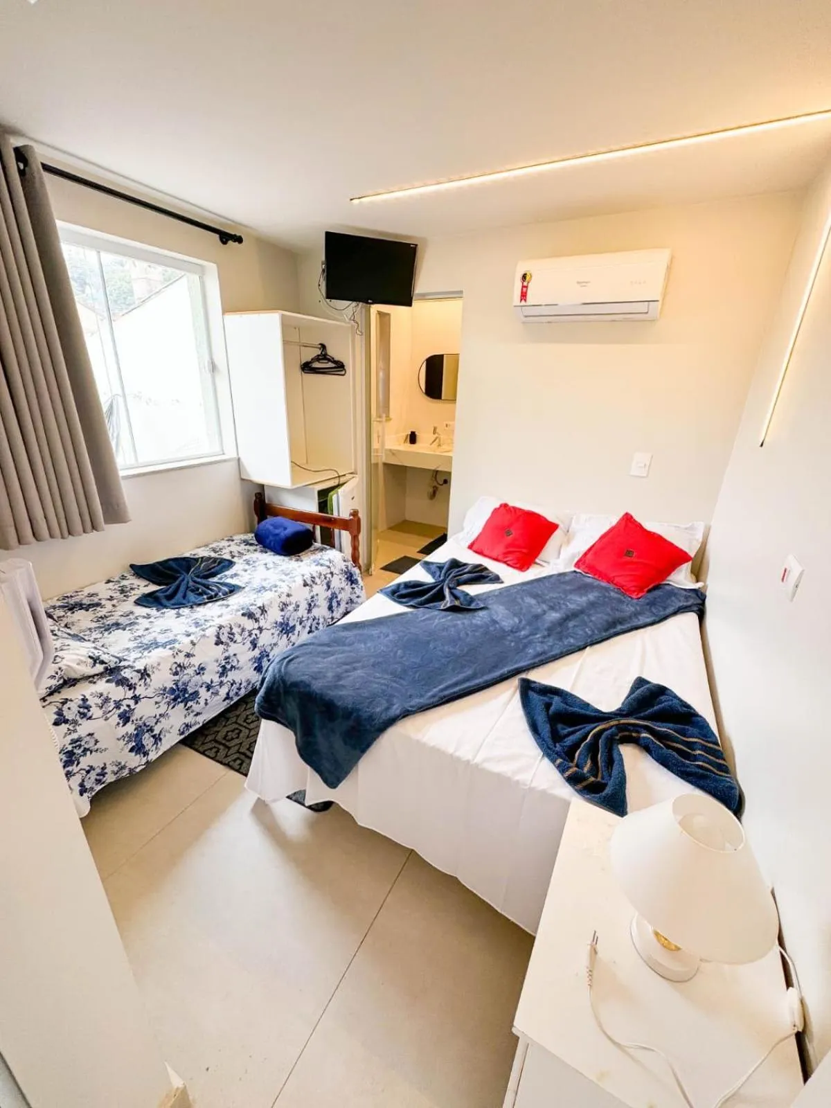 Bed in CASA HOTEL PIRACICABA