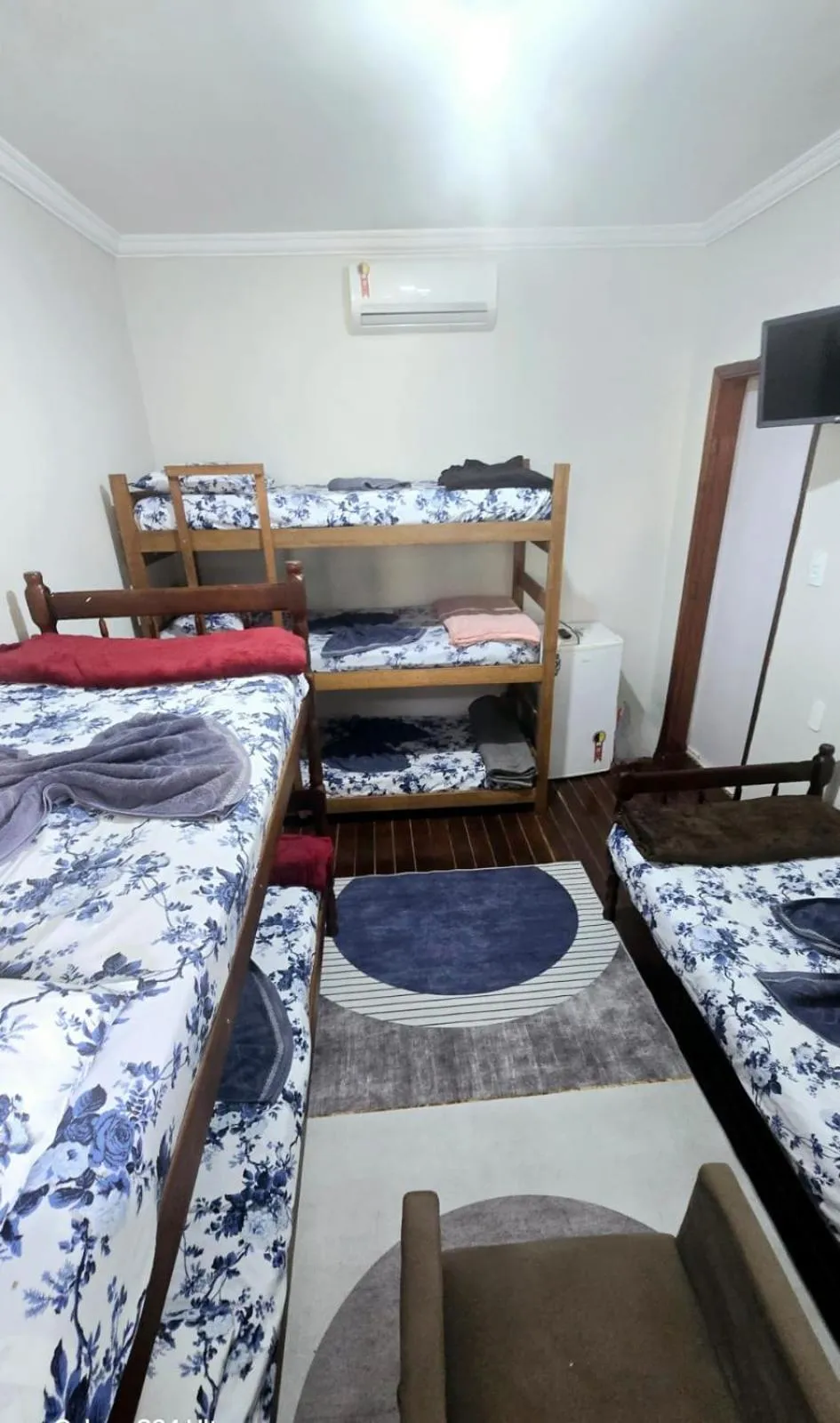 Bed in CASA HOTEL PIRACICABA