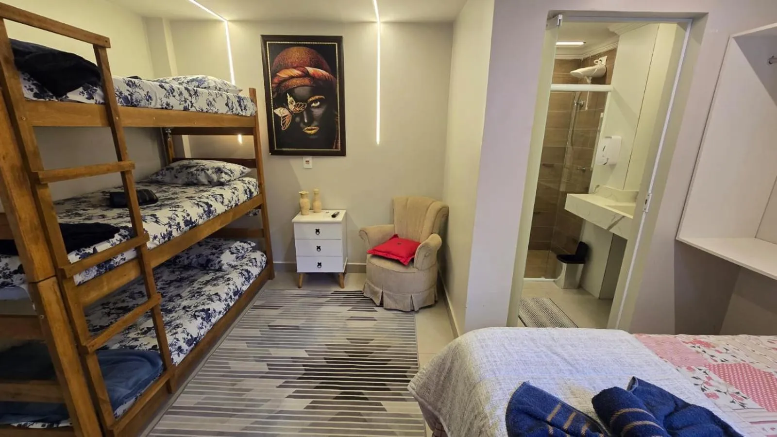 Bed in CASA HOTEL PIRACICABA