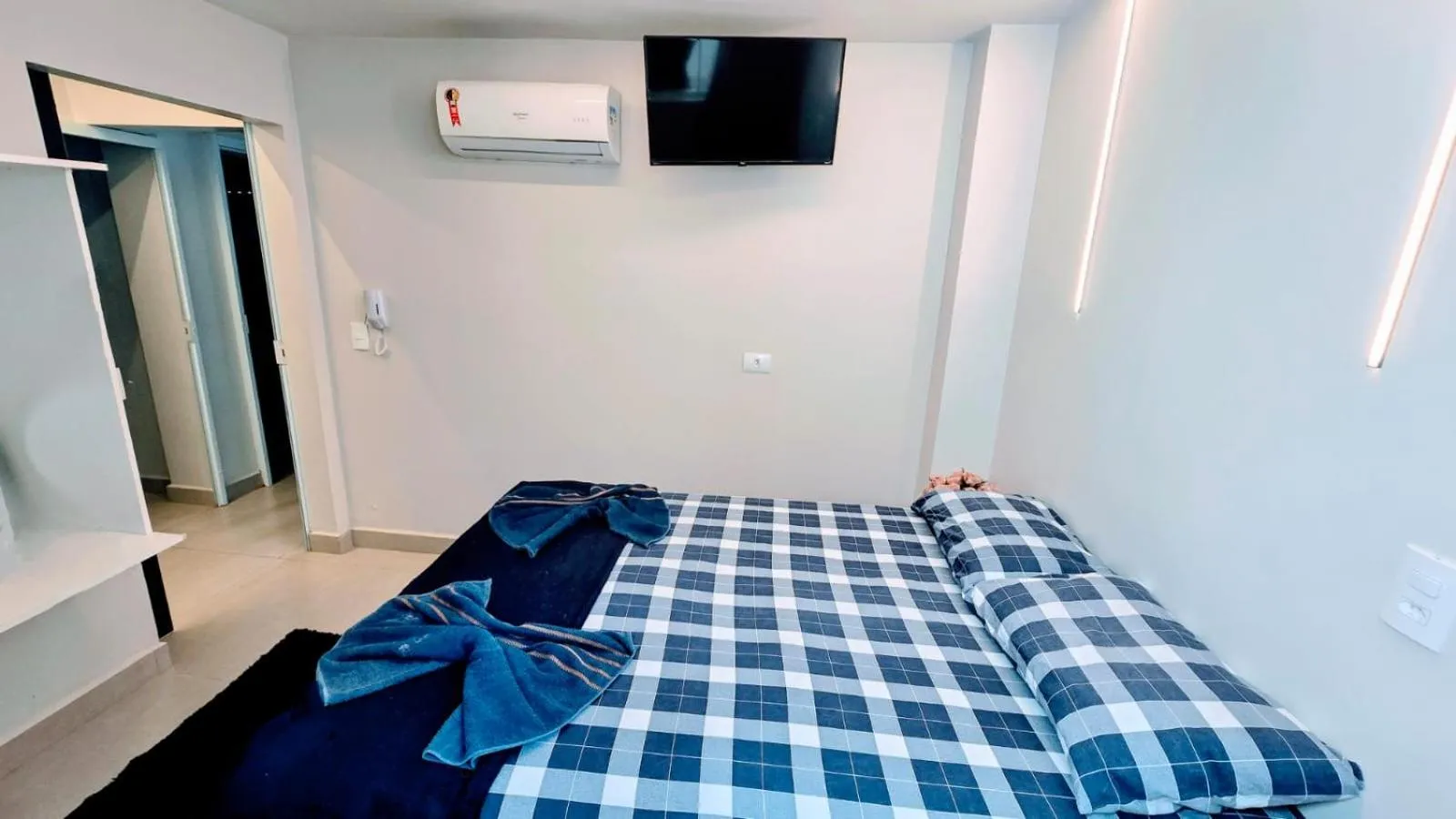 Bed in CASA HOTEL PIRACICABA