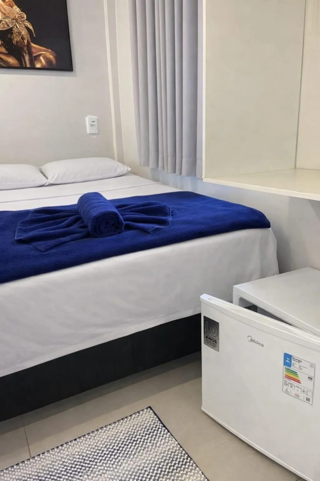 Bed in CASA HOTEL PIRACICABA