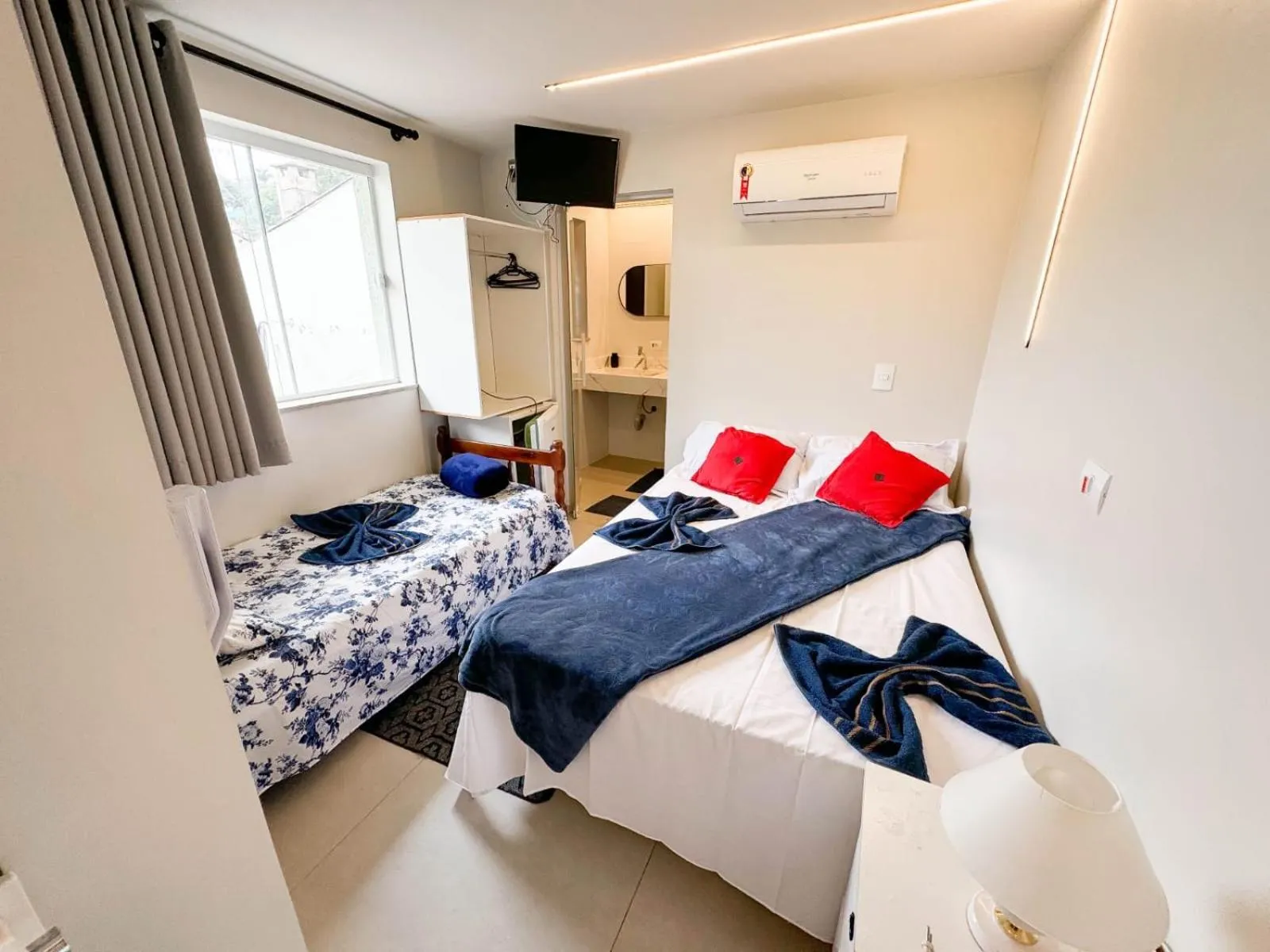 Bed in CASA HOTEL PIRACICABA