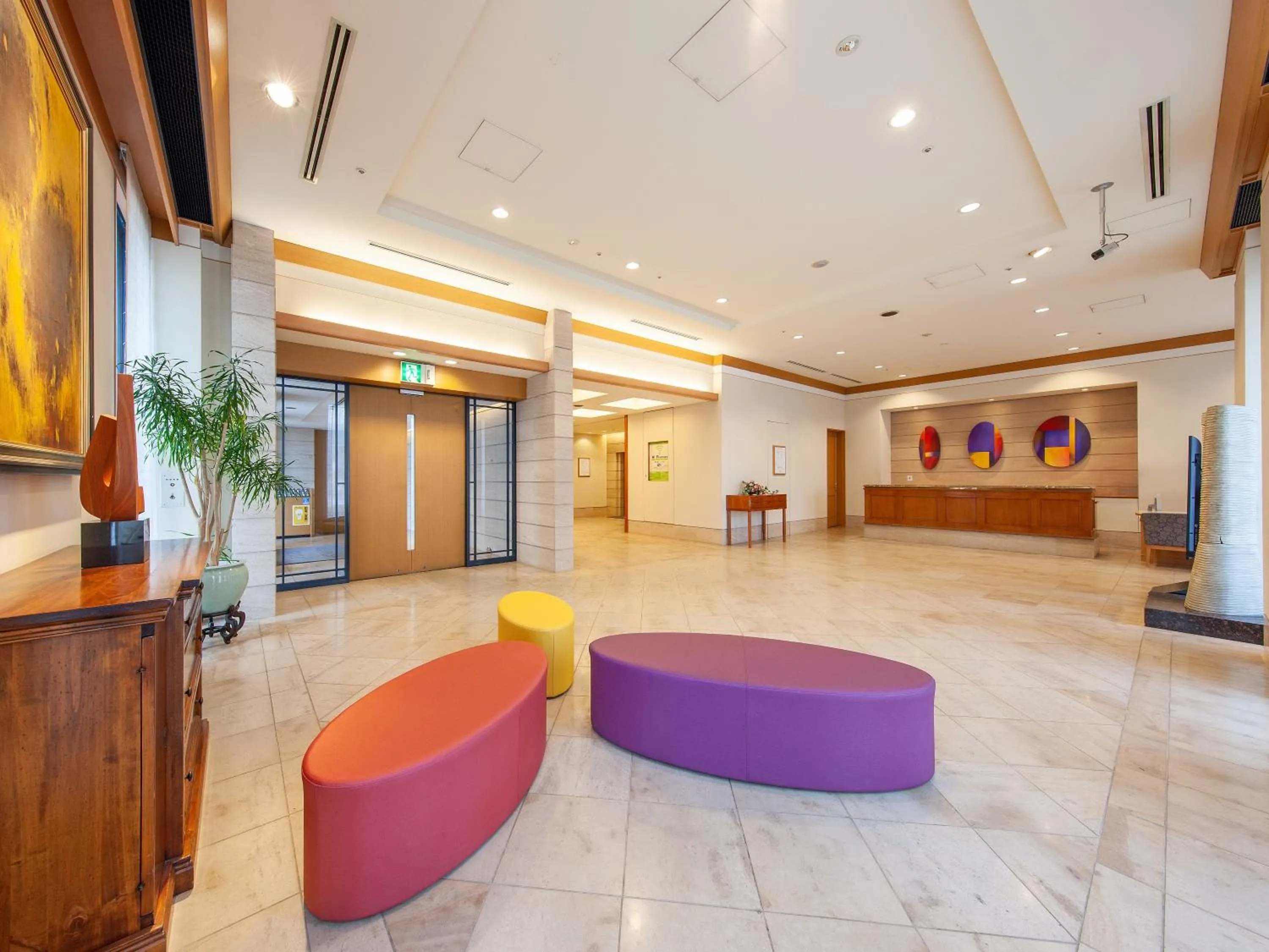 Lobby or reception in President Hotel Mito
