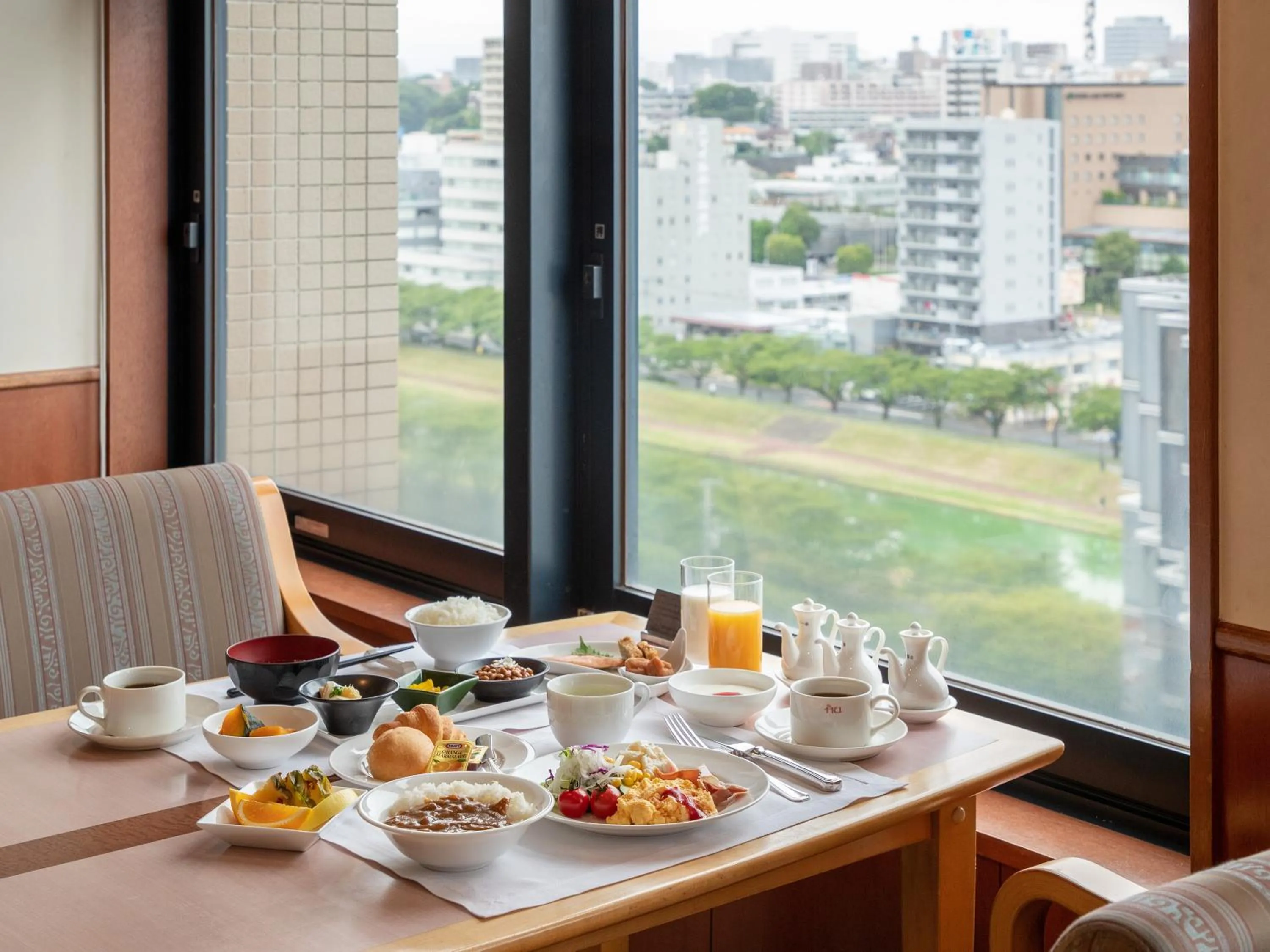 Breakfast in President Hotel Mito