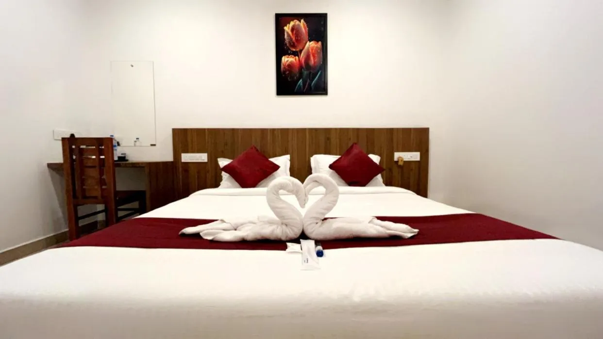 Bed in Hotel Dream Suite, Kattappana