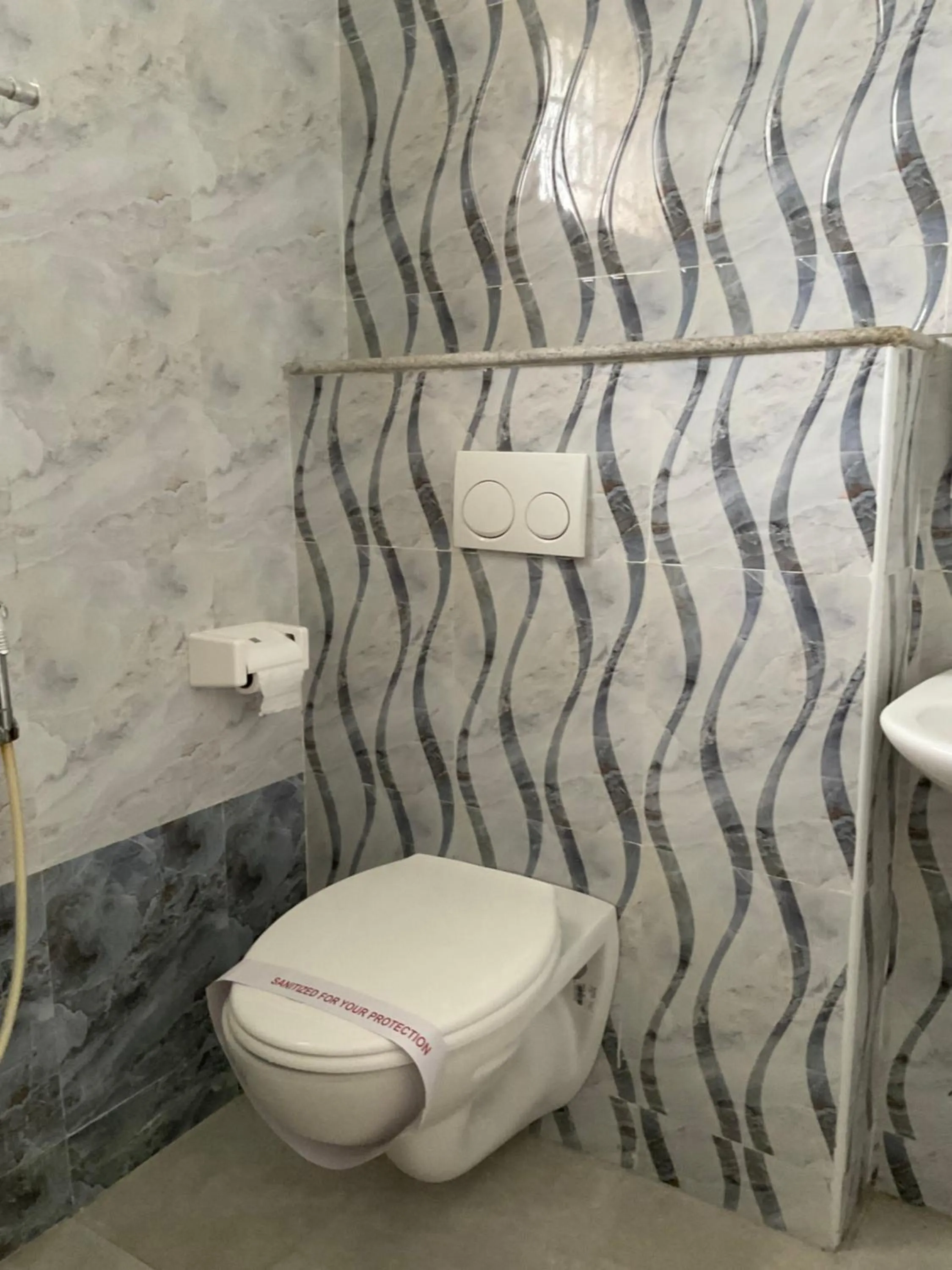 Bathroom in Shantham Service Apartments, Indumanagar, Coimbatore