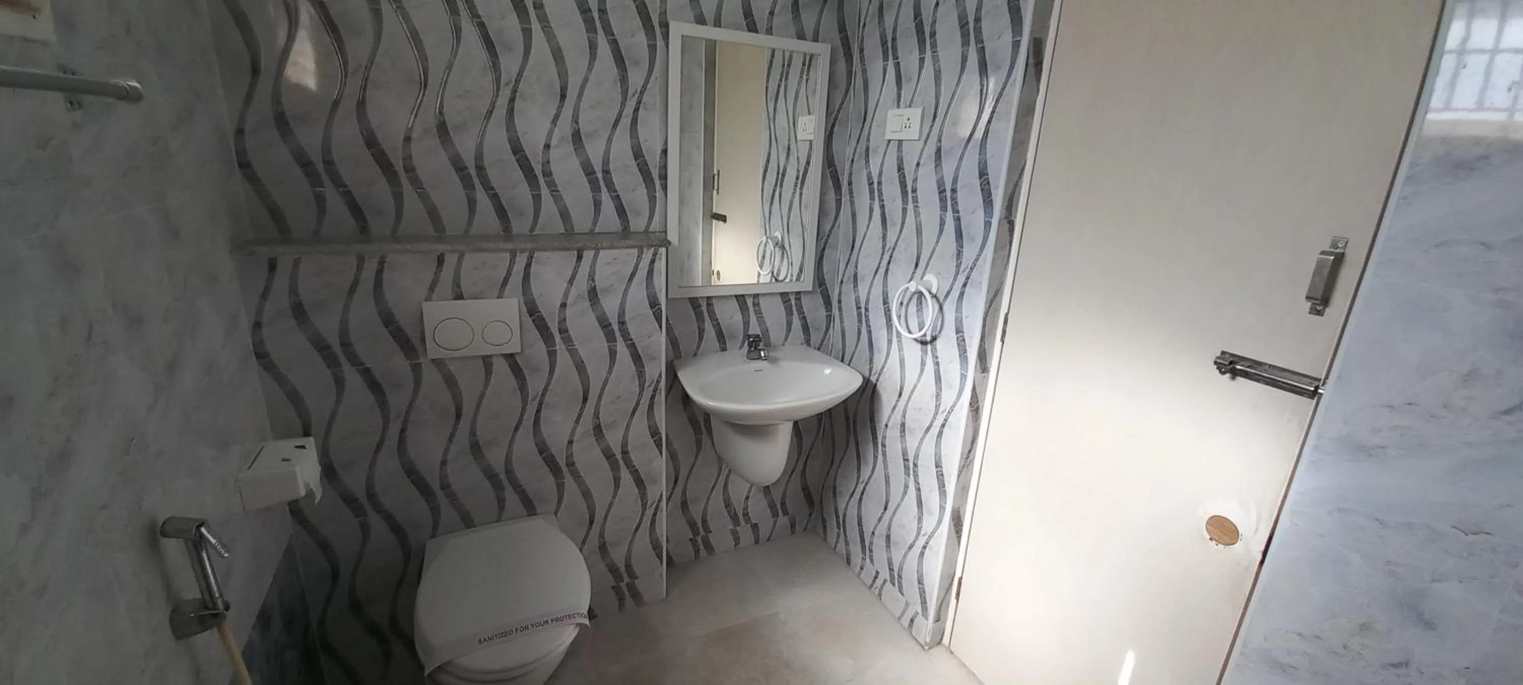 Bathroom in Shantham Service Apartments, Indumanagar, Coimbatore