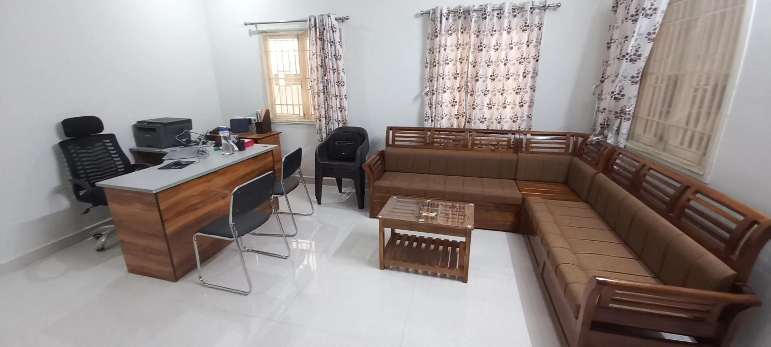 Living room in Shantham Service Apartments, Indumanagar, Coimbatore