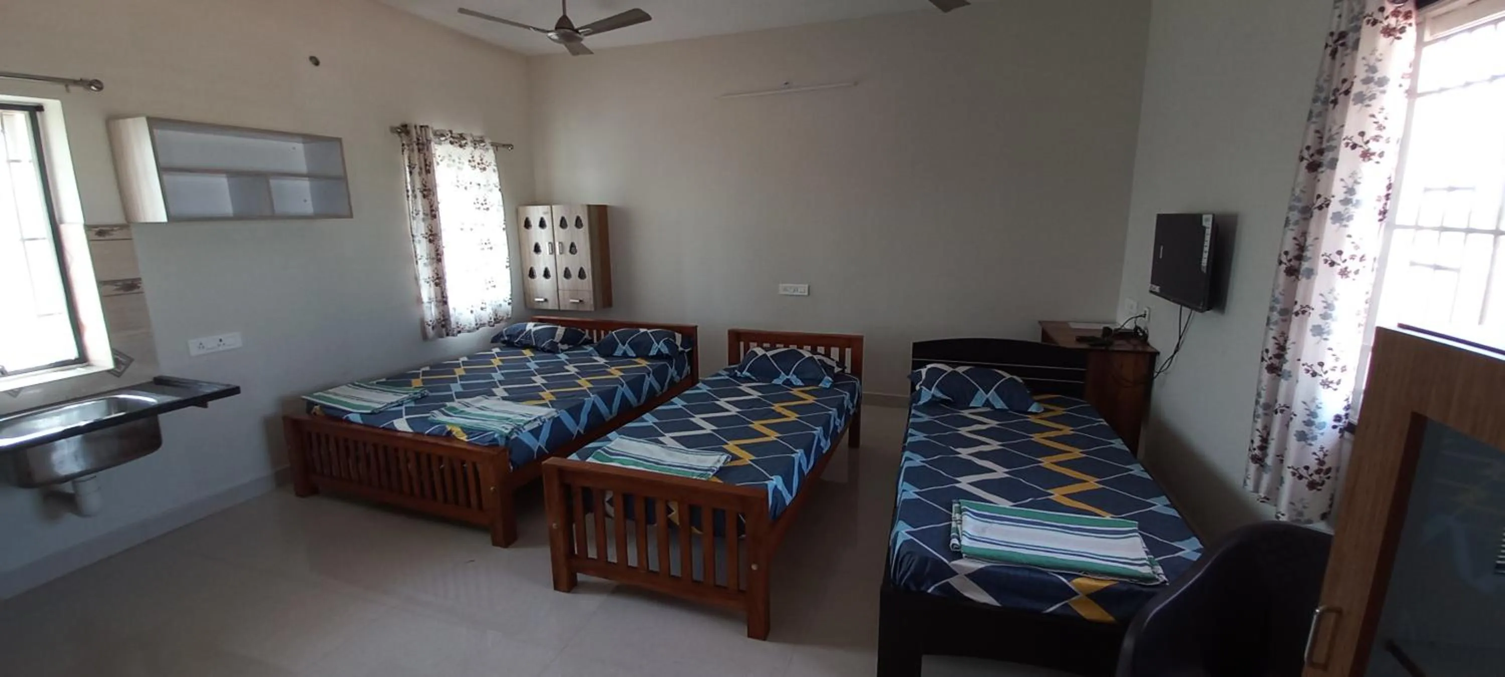 Bed in Shantham Service Apartments, Indumanagar, Coimbatore