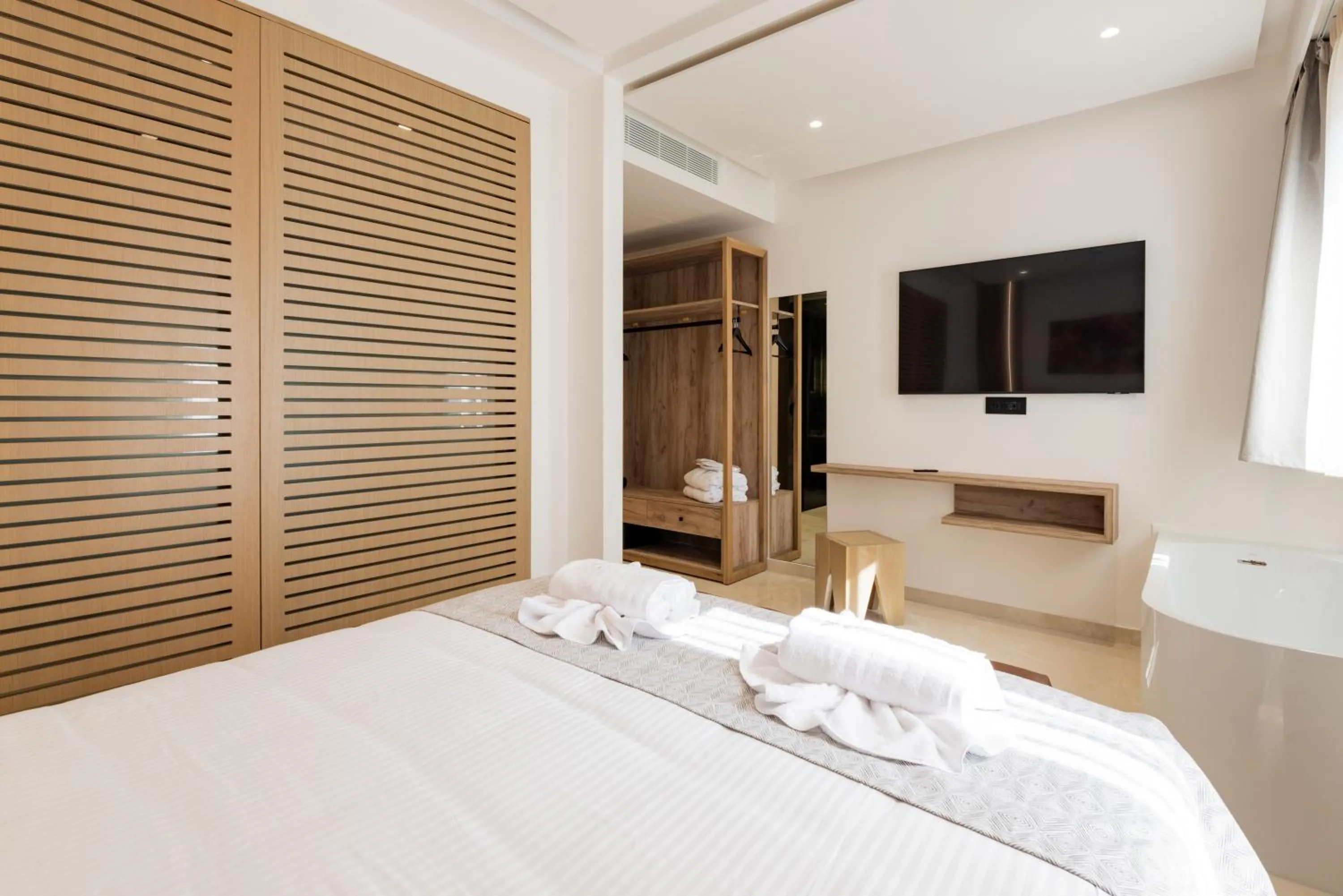 Bed in The Wine Hotel