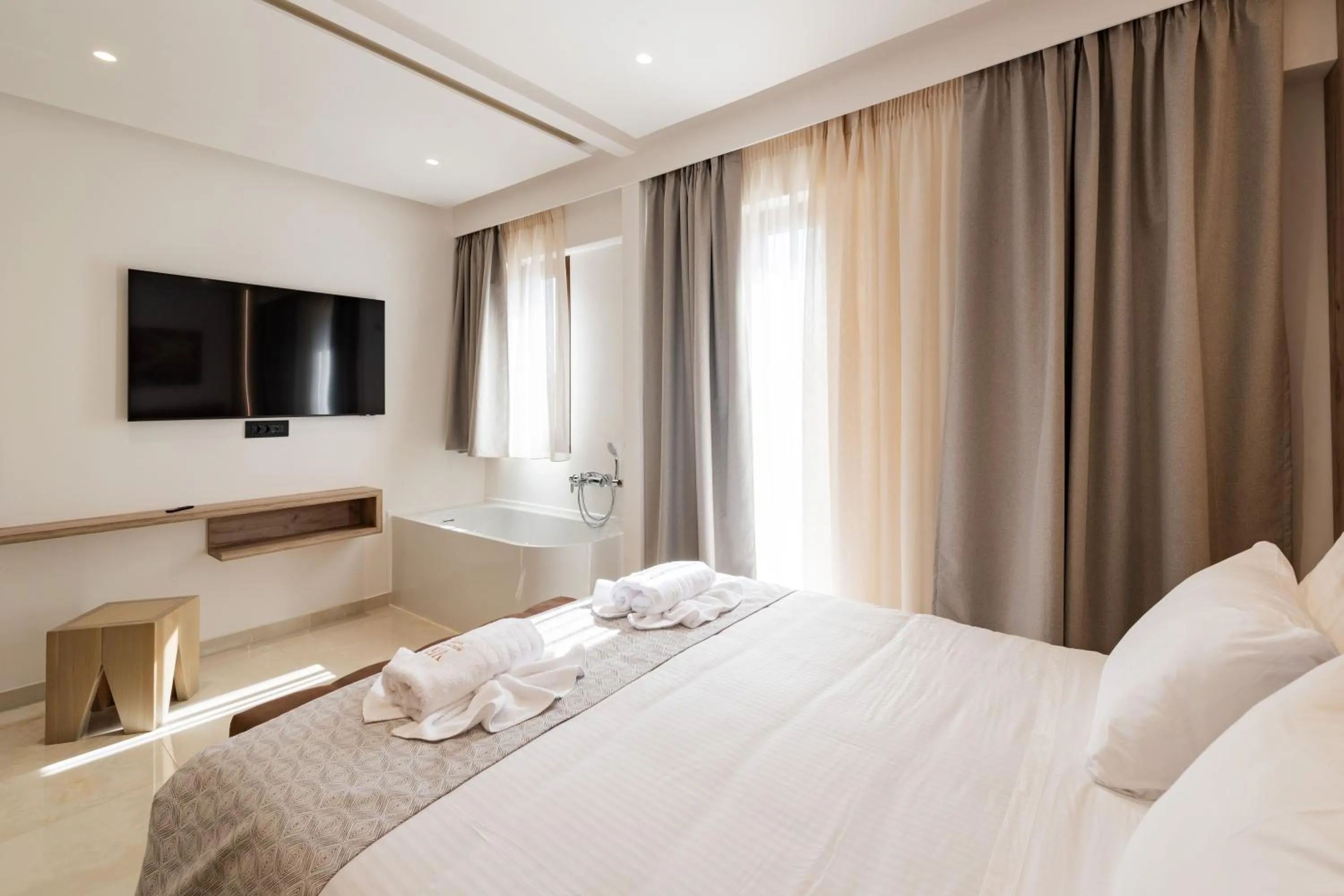 Bed in The Wine Hotel