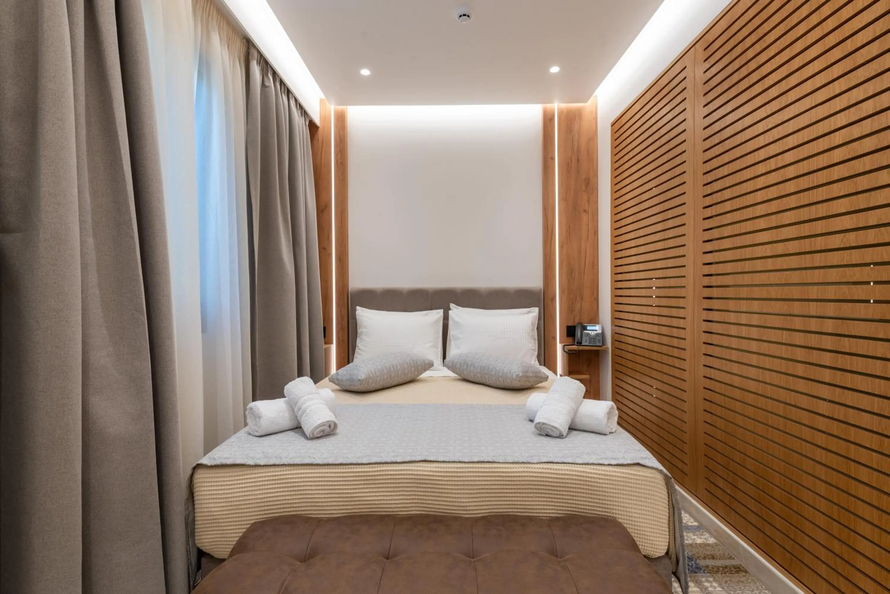 Bed in The Wine Hotel