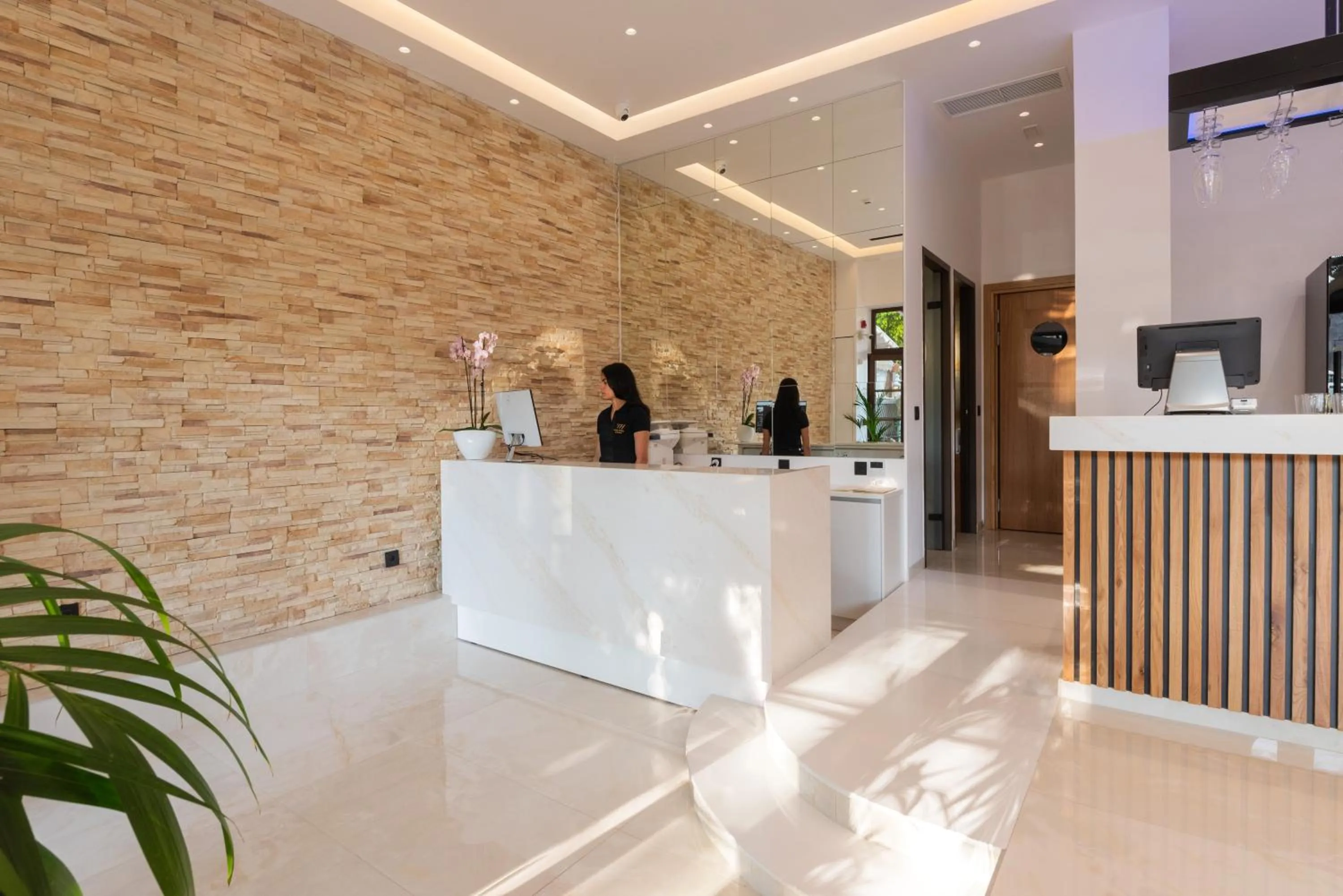 Lobby or reception in The Wine Hotel