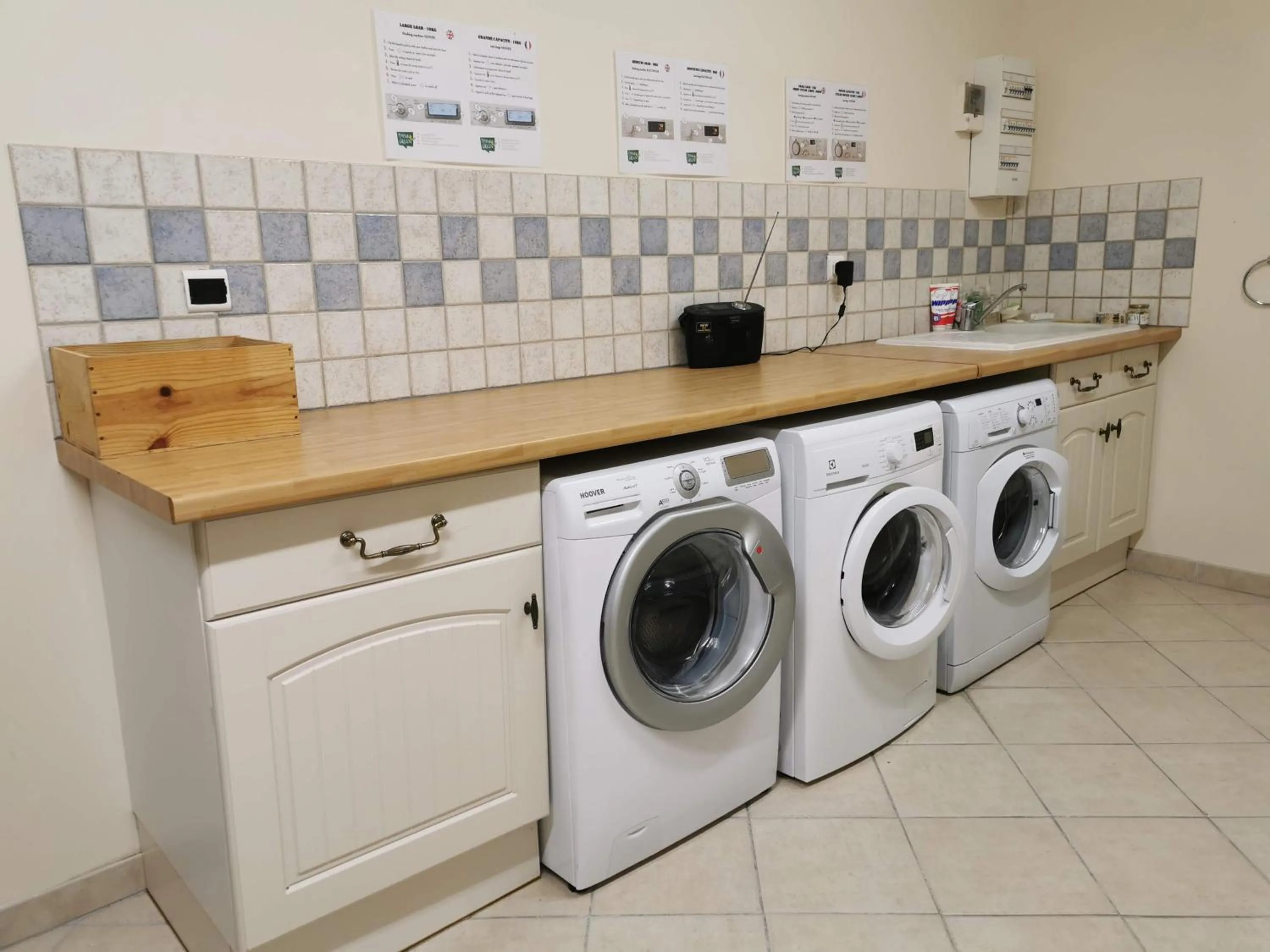 laundry in L'Ancienne Distillerie
