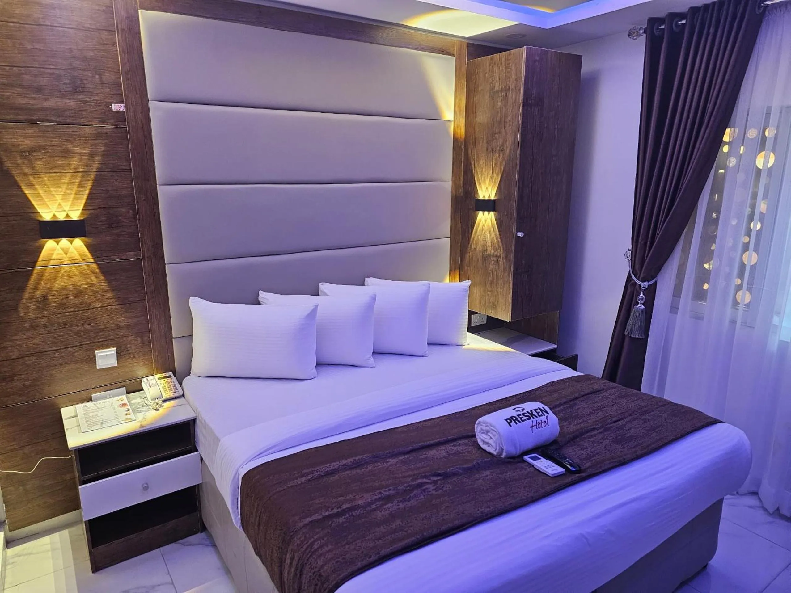 Bed in Presken Hotels Water Cooperation, Victoria Island