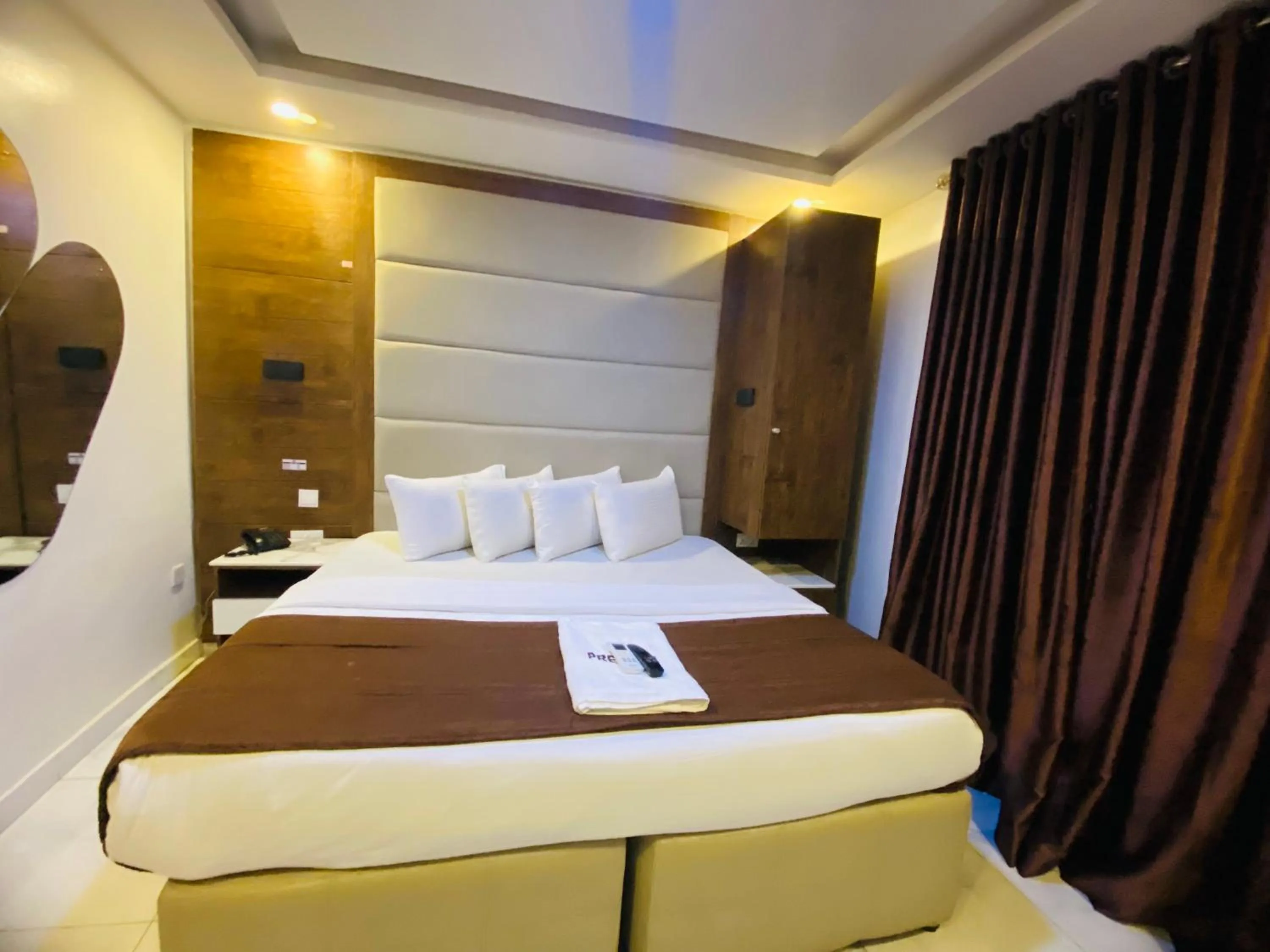 Bed in Presken Hotels Water Cooperation, Victoria Island