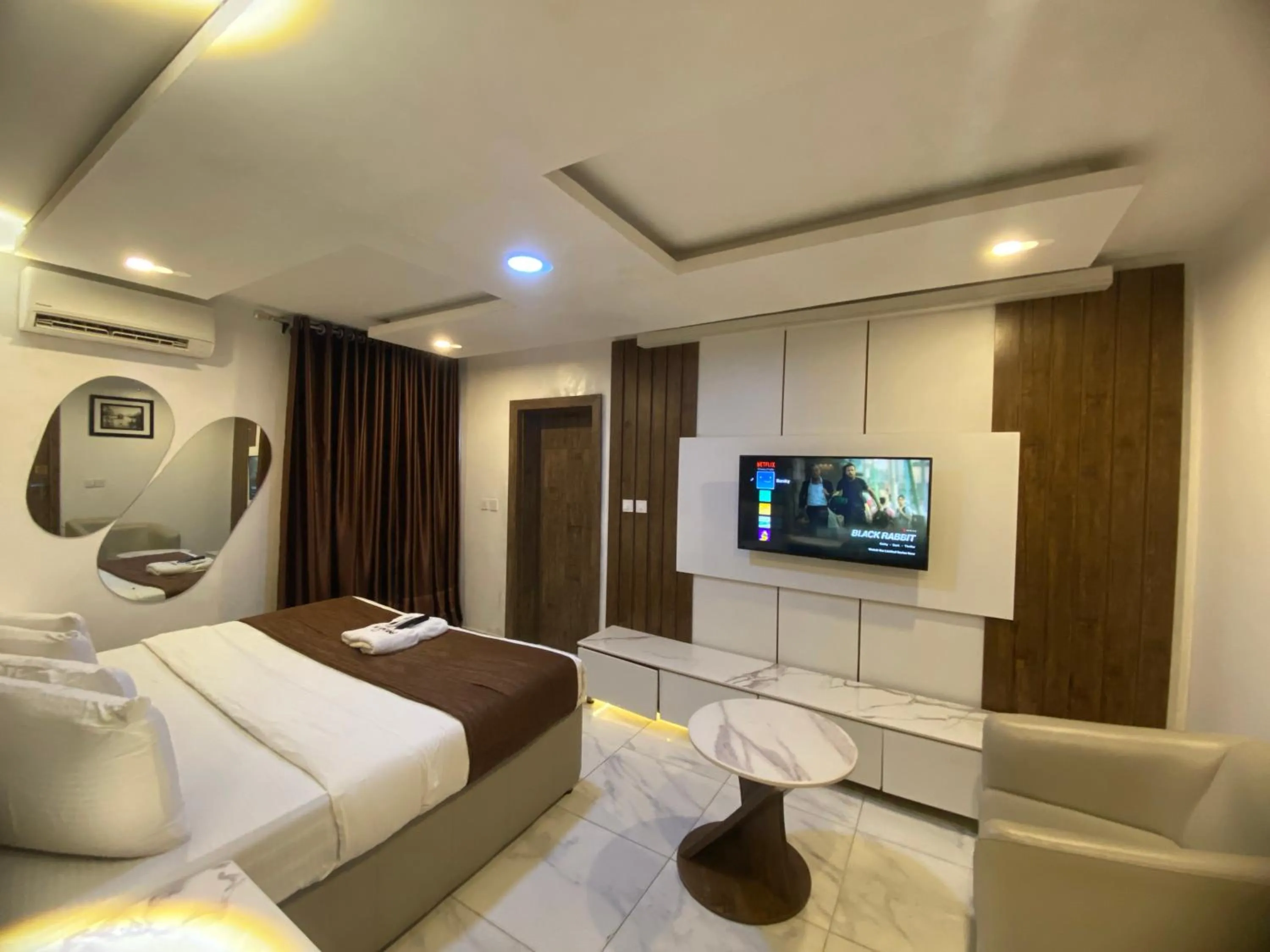 Bed in Presken Hotels Water Cooperation, Victoria Island