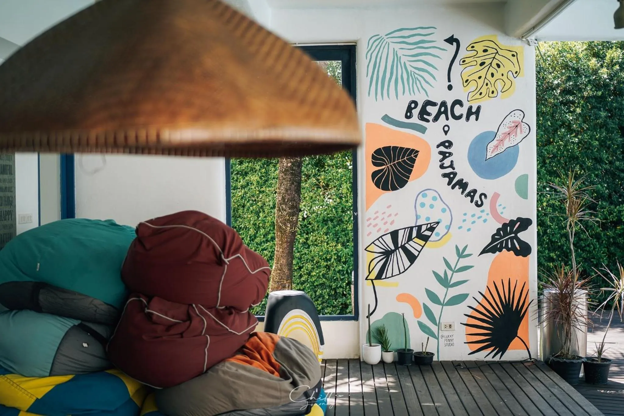 Decorative detail in Pajamas Koh Chang