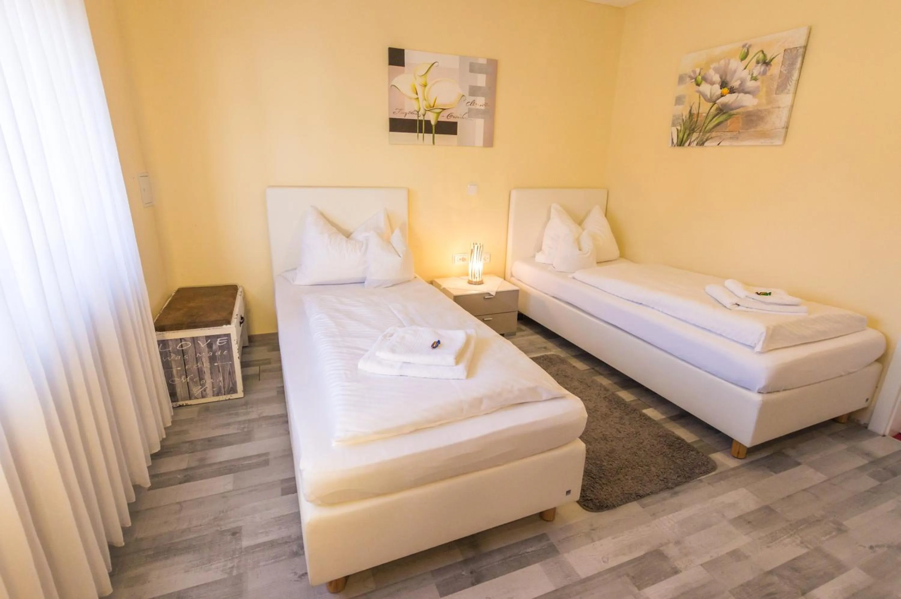 Bed in Hotel Rosengarten