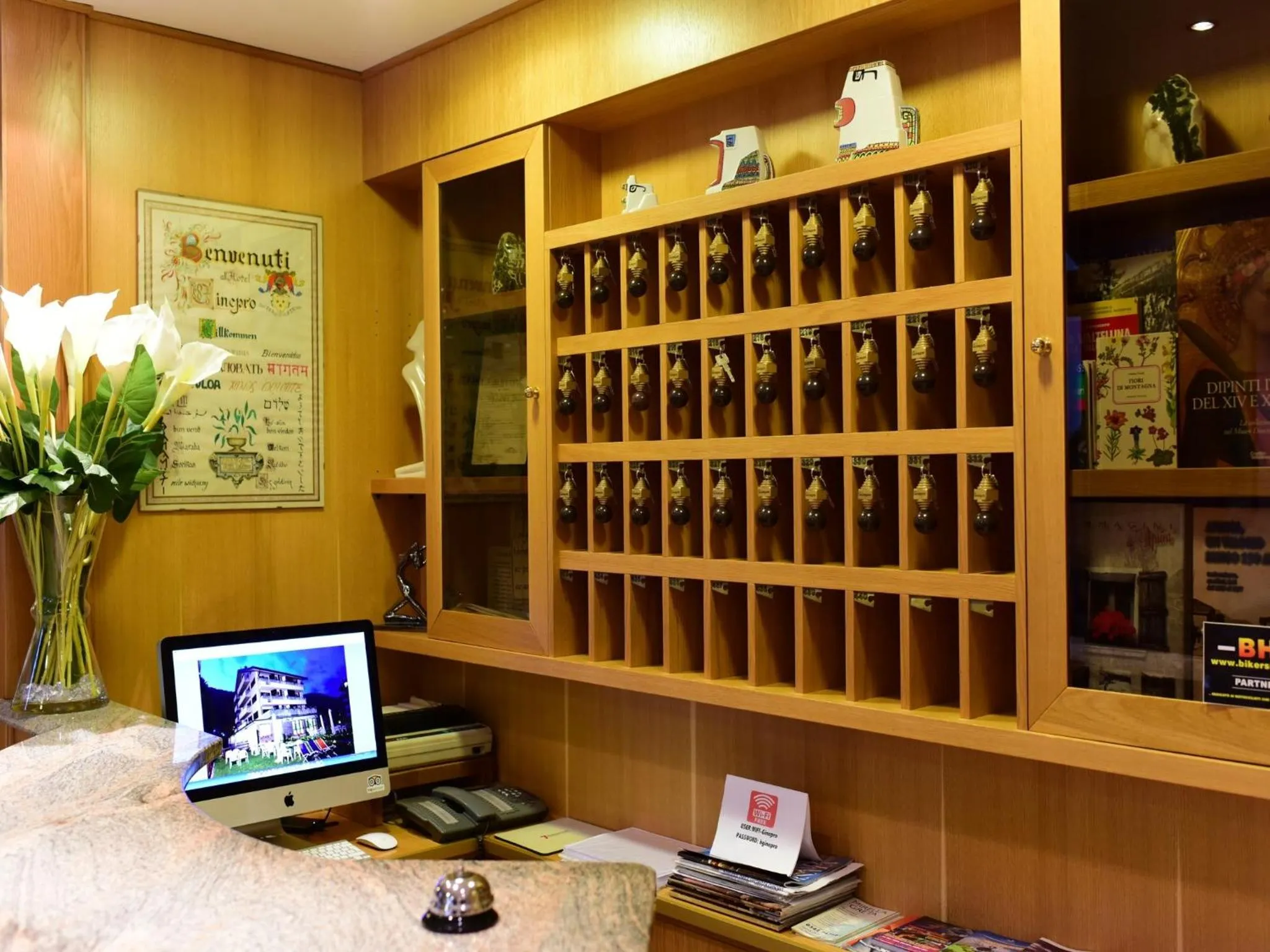 Lobby or reception in Hotel Ginepro