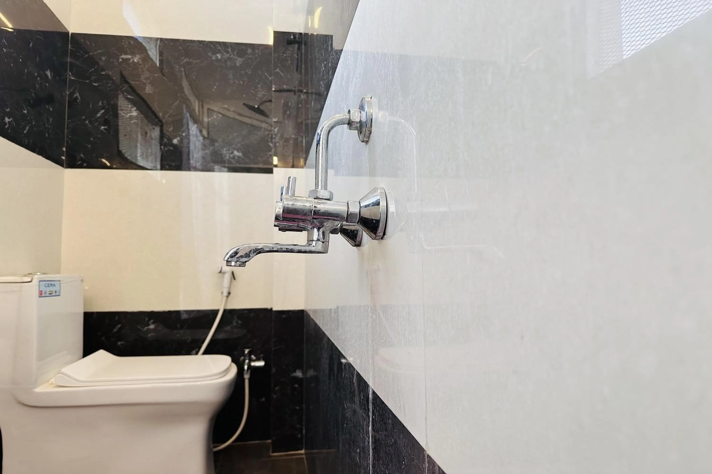 Bathroom in Hotel The Galaxy near Udaipur Airport