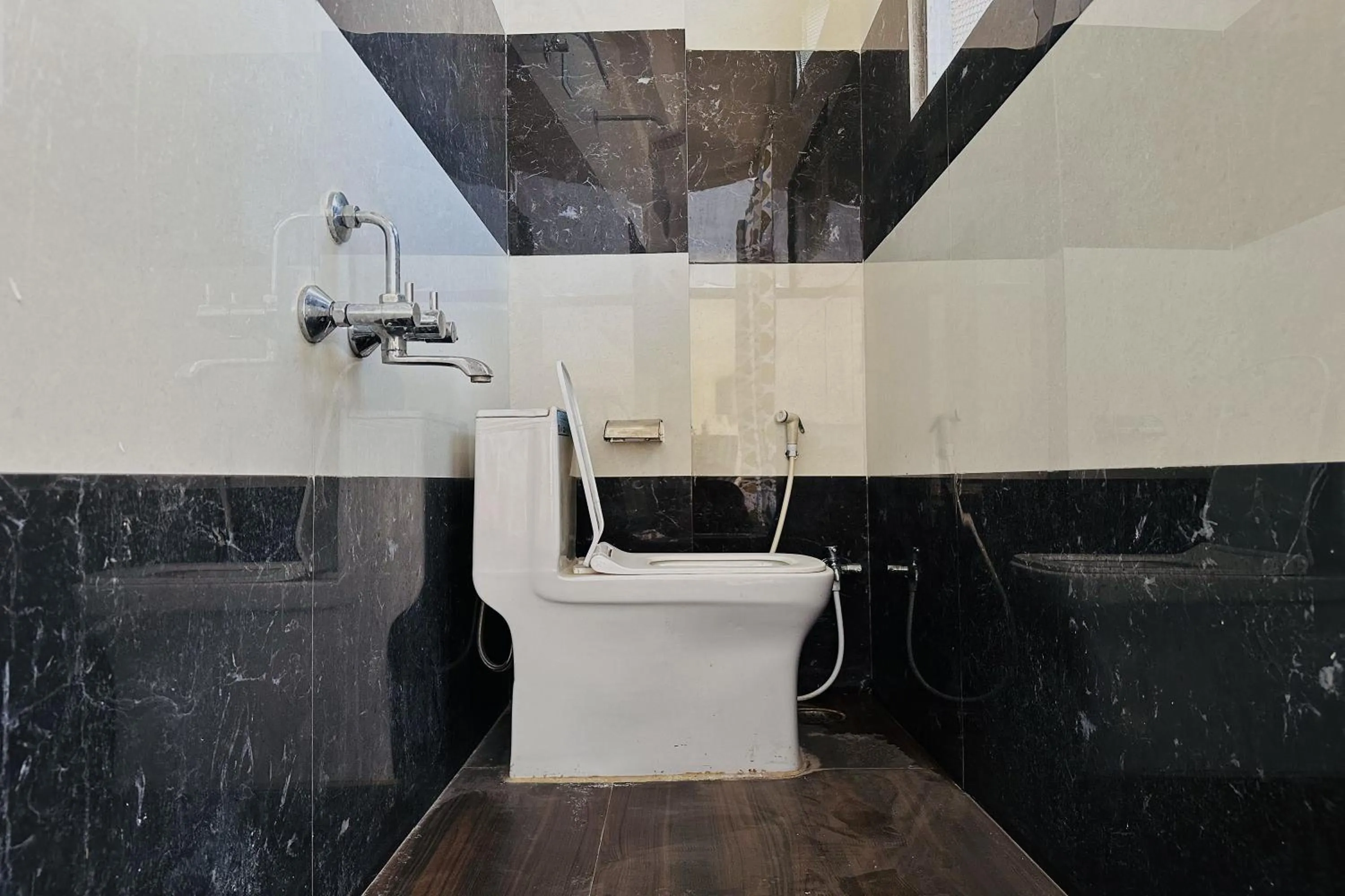 Bathroom in Hotel The Galaxy near Udaipur Airport