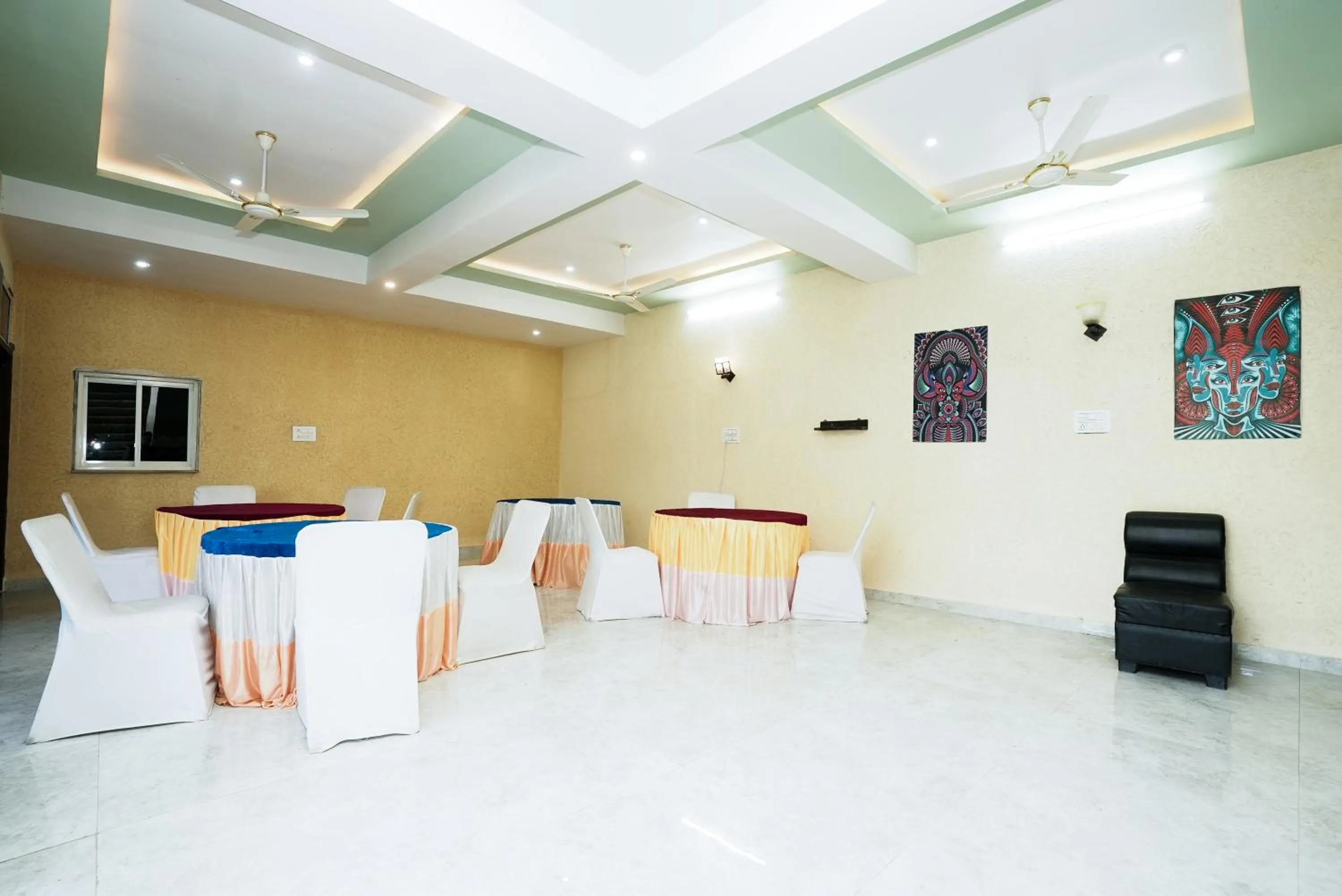 Seating area in Hotel The Galaxy near Udaipur Airport
