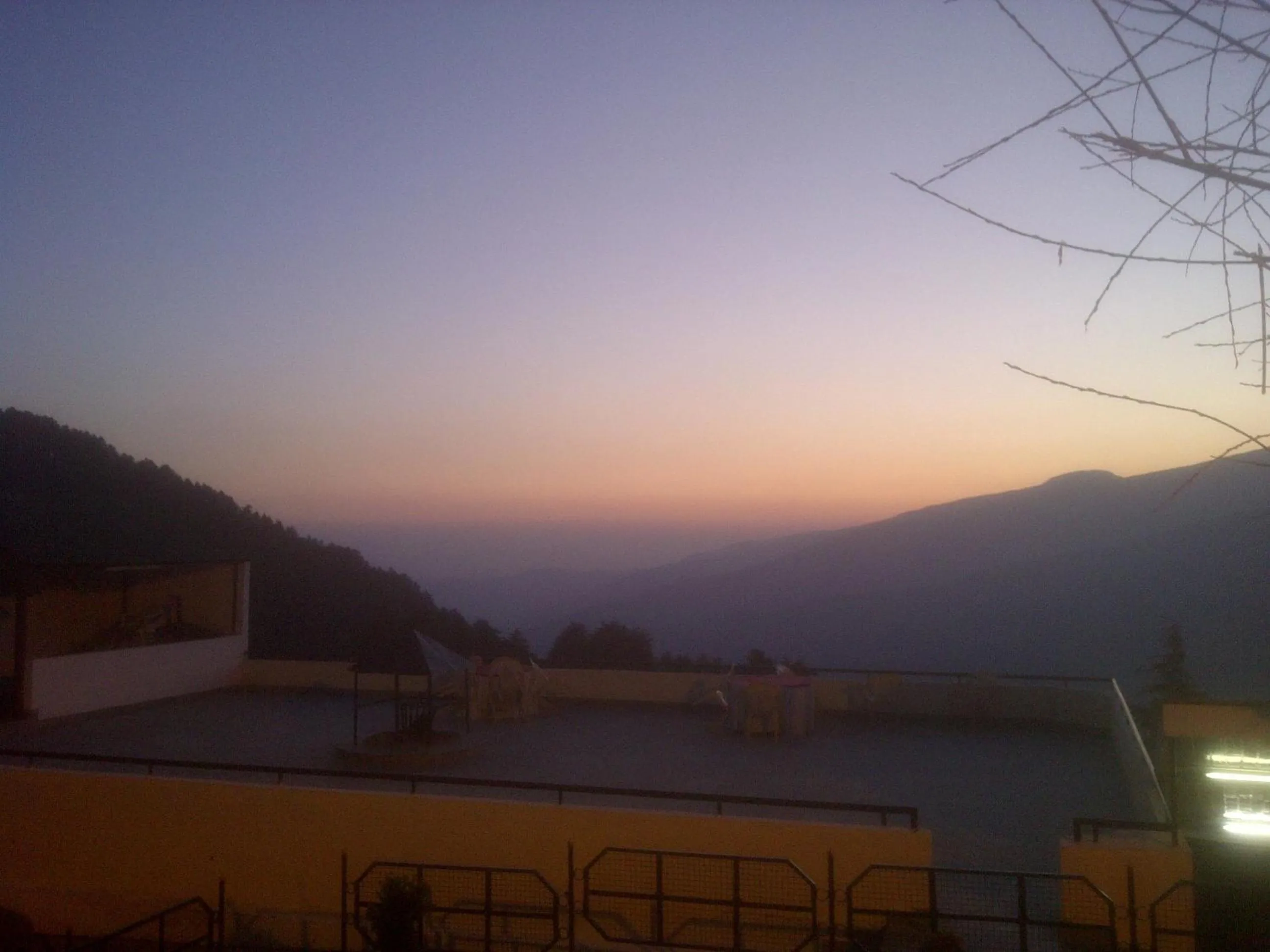 Sunset in Vardaan Hotels - PatniTop