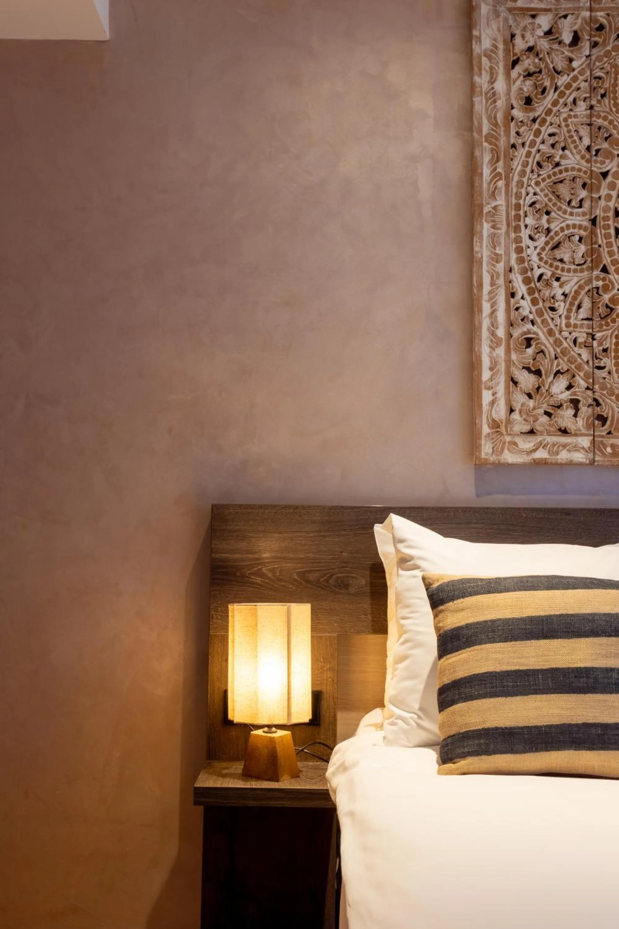 Bed in Dream Hotel Amsterdam