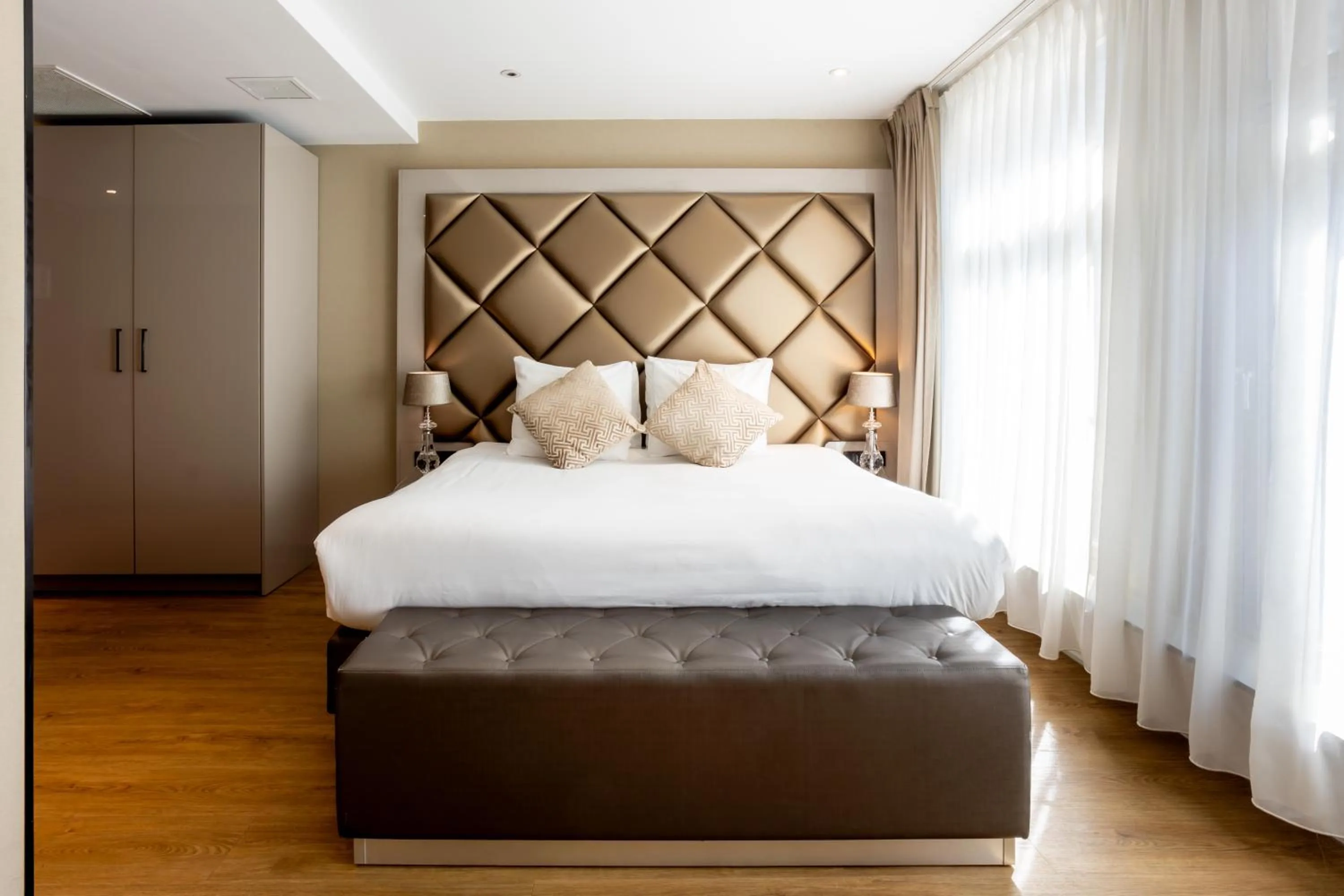 Bed in Dream Hotel Amsterdam