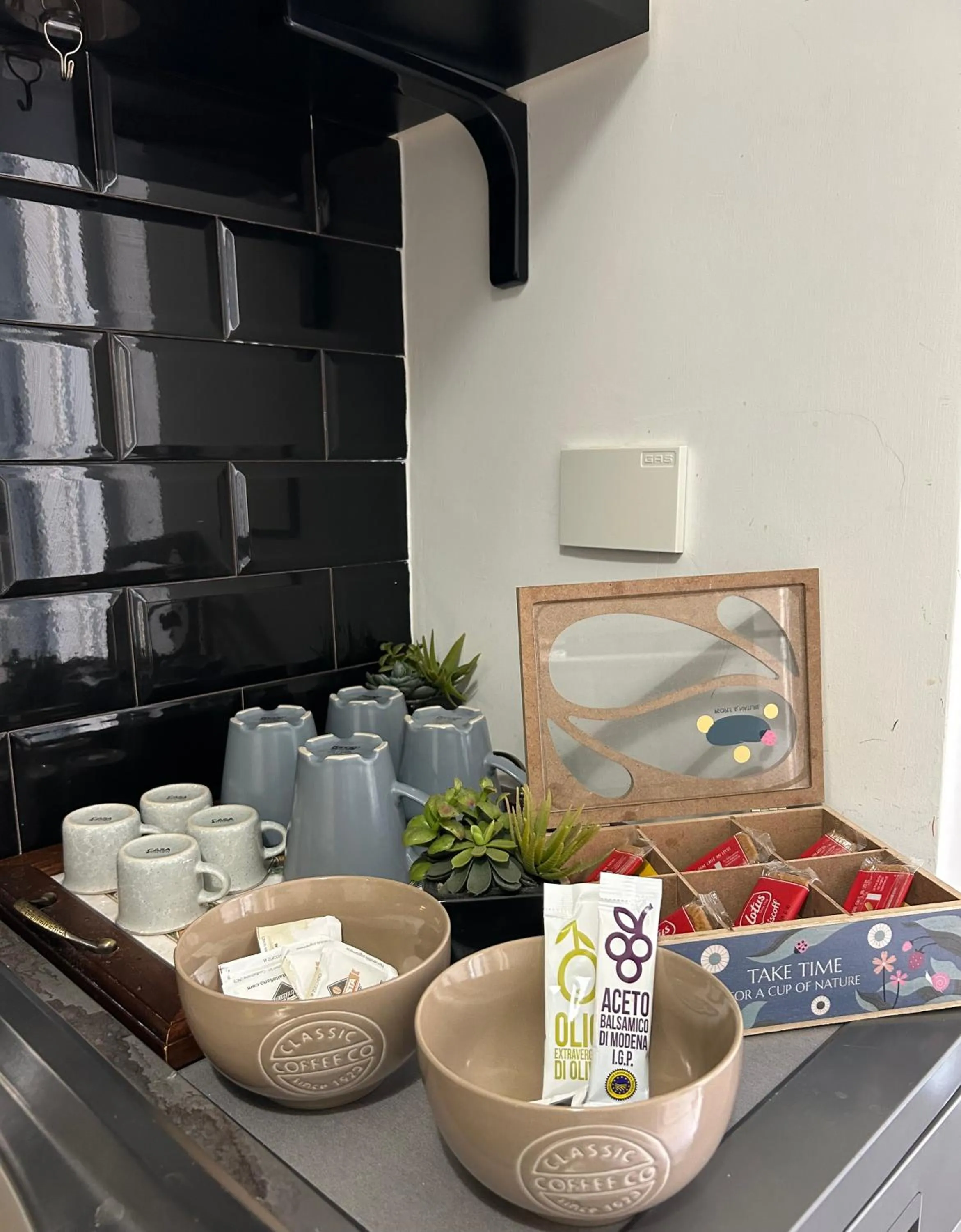 Coffee/tea facilities in Candelor House - Apartment & Garden in Gianicolense