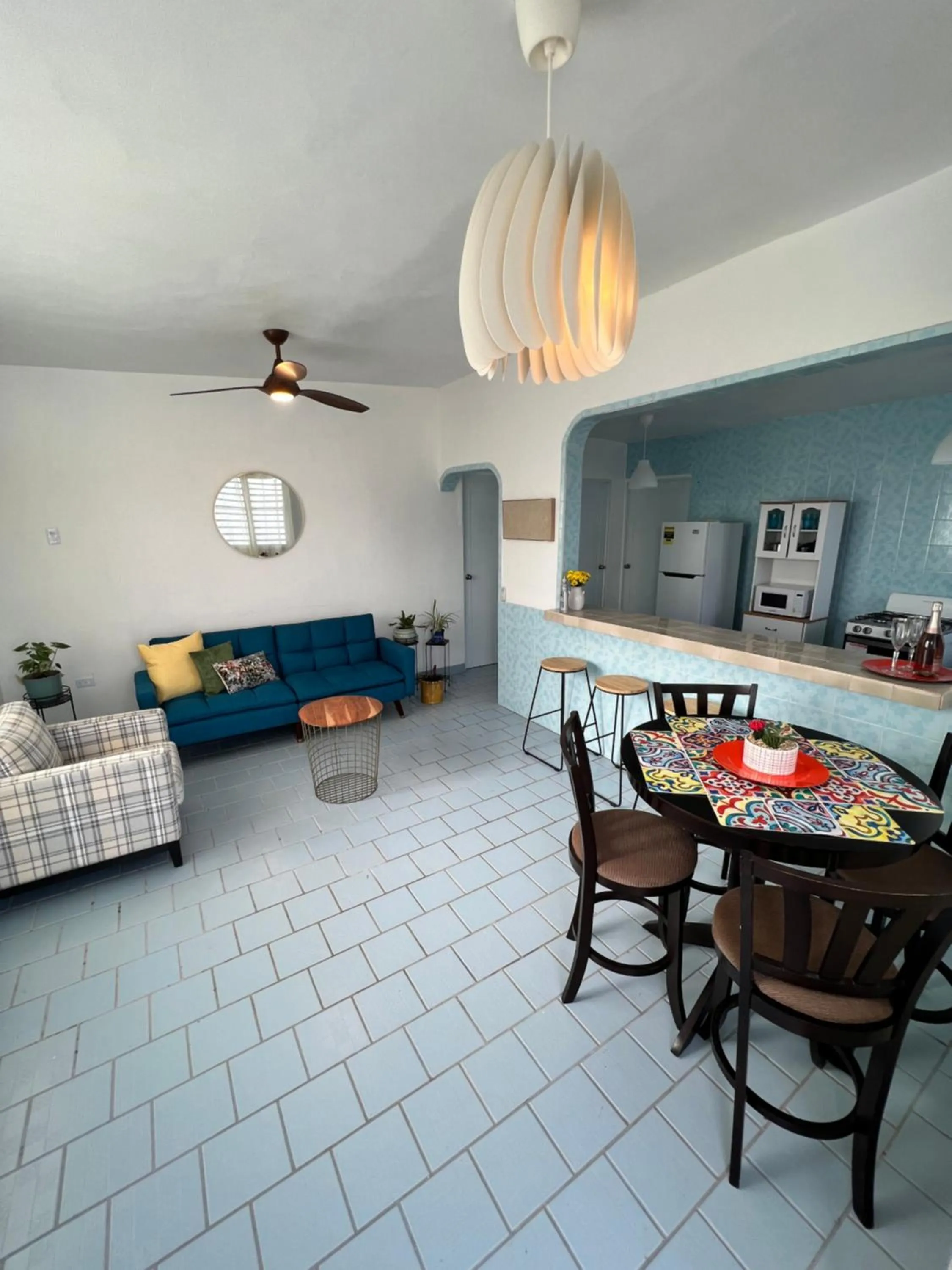 Kitchen or kitchenette in Villa Alborada