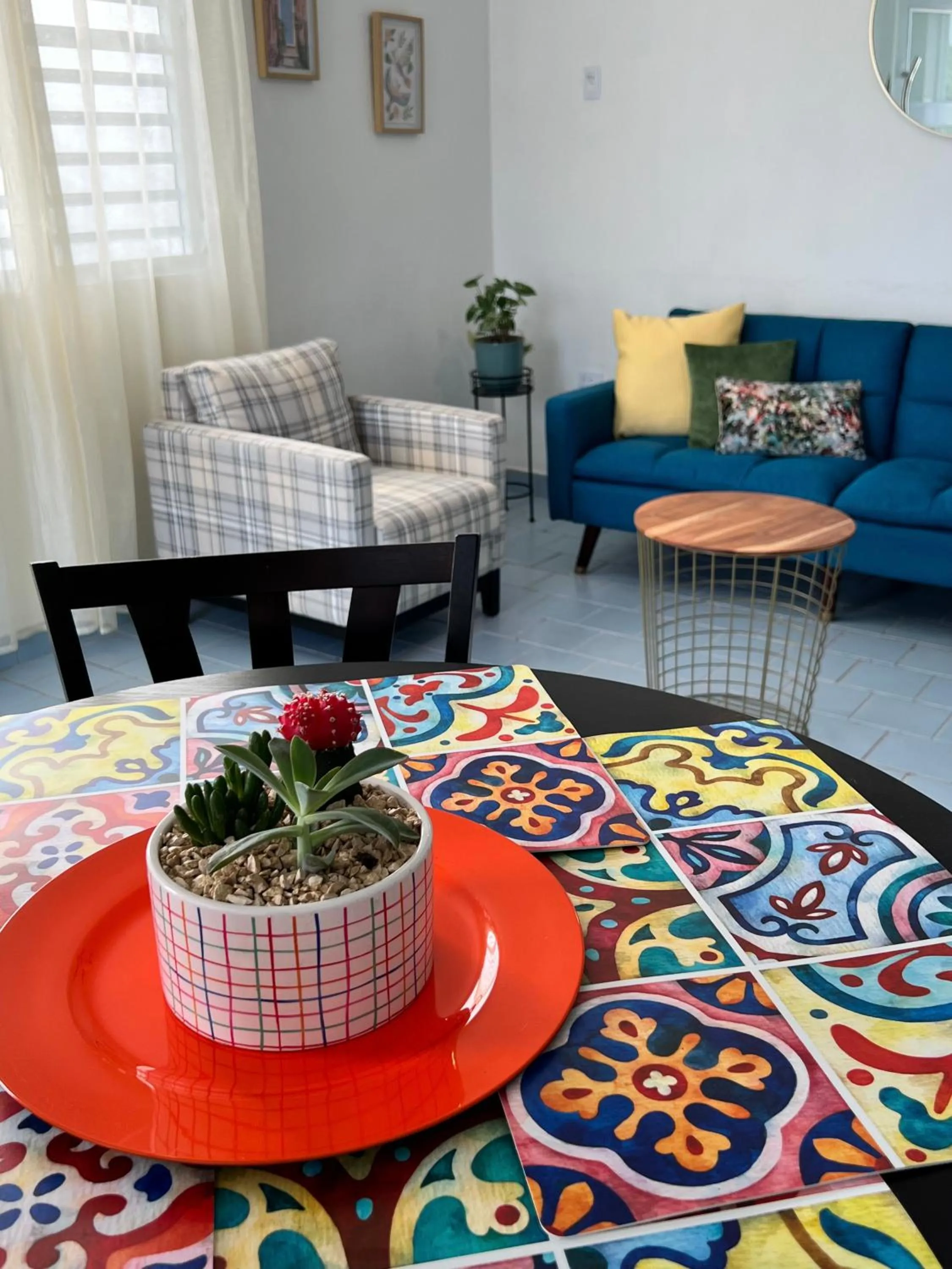 Living room in Villa Alborada