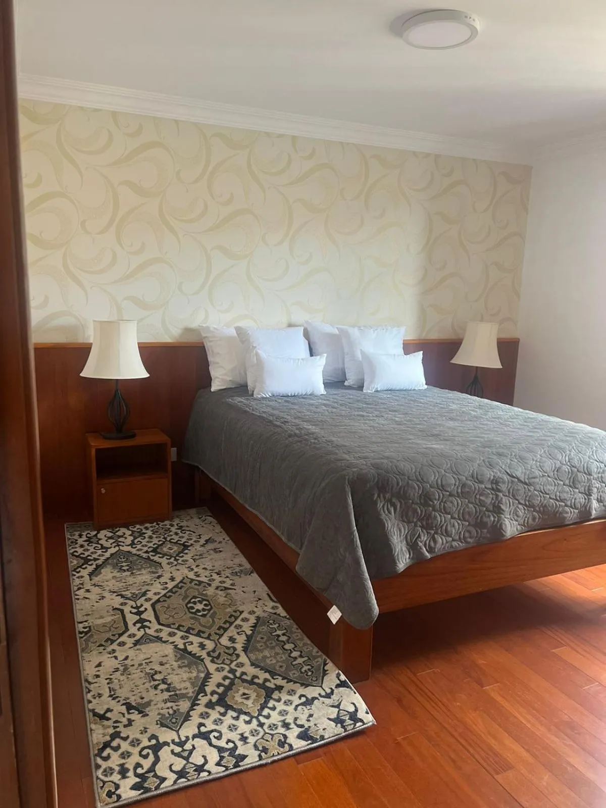 Bed in VIRREYES HOTEL