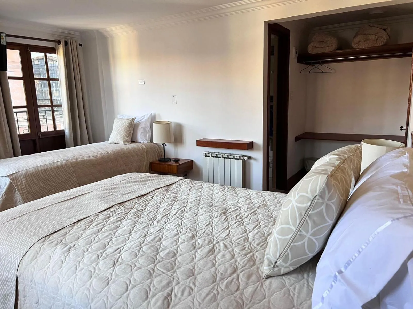 Bed in VIRREYES HOTEL