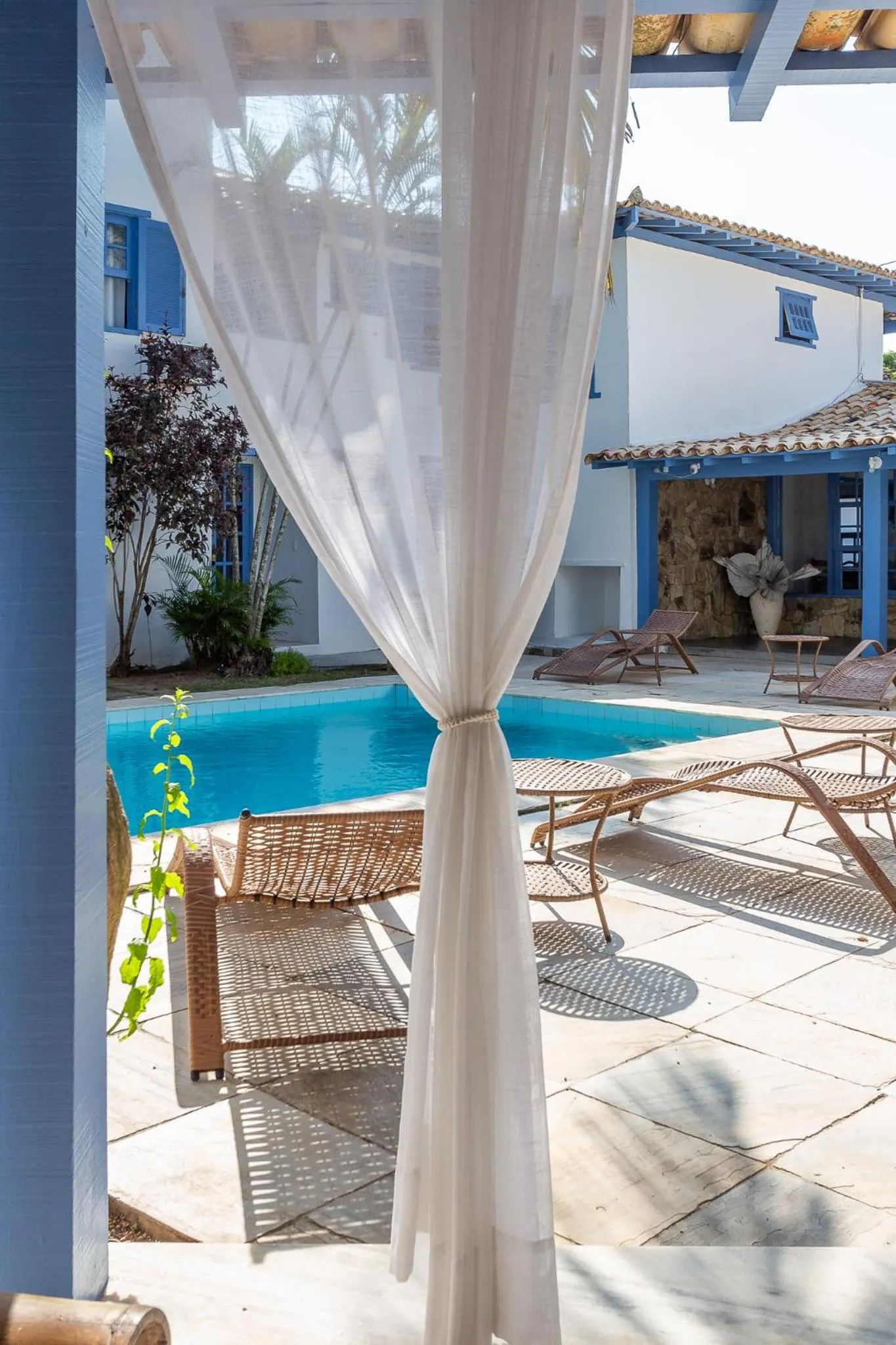 Patio in Pousada Vila Capri