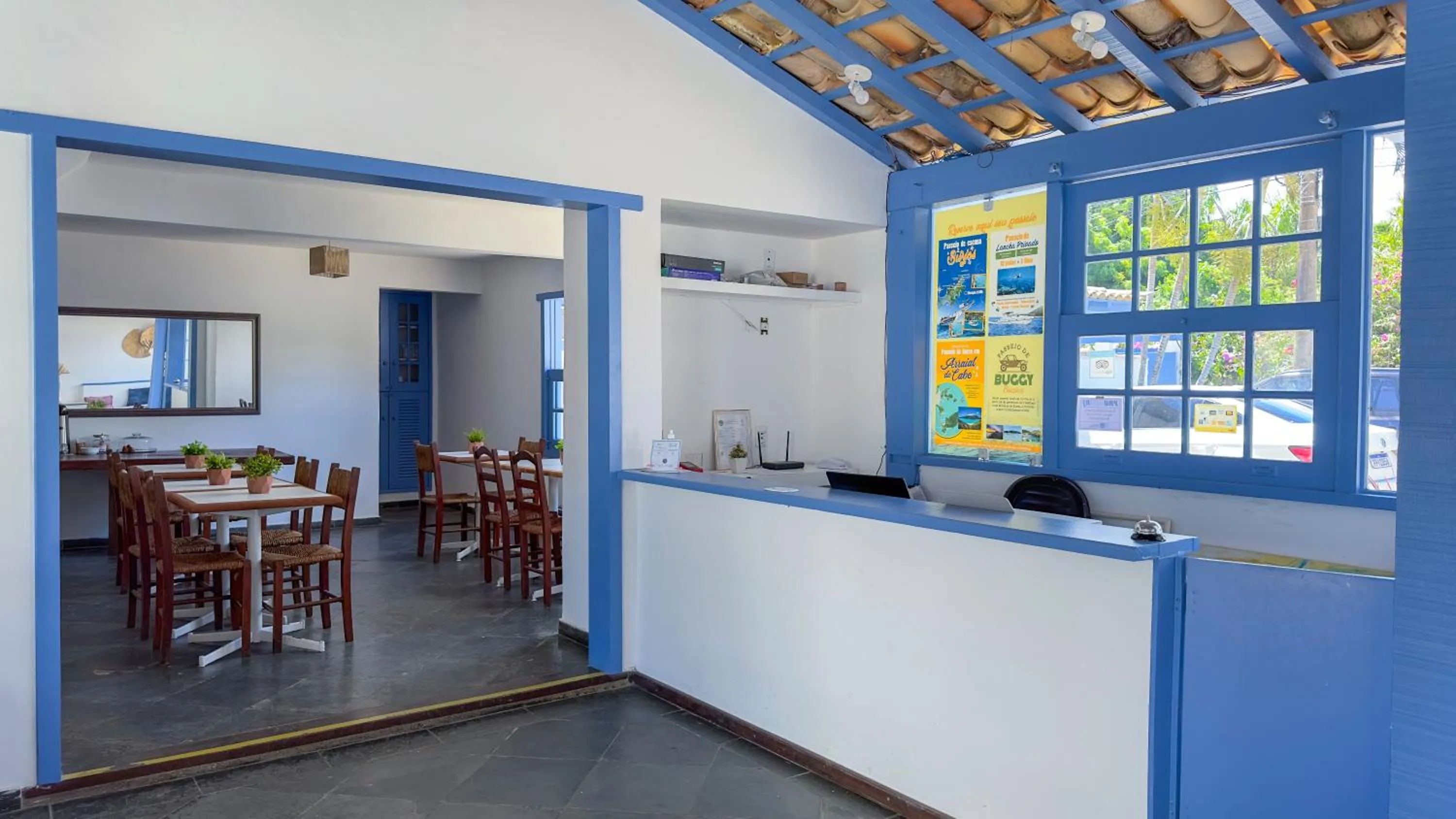 Living room in Pousada Vila Capri