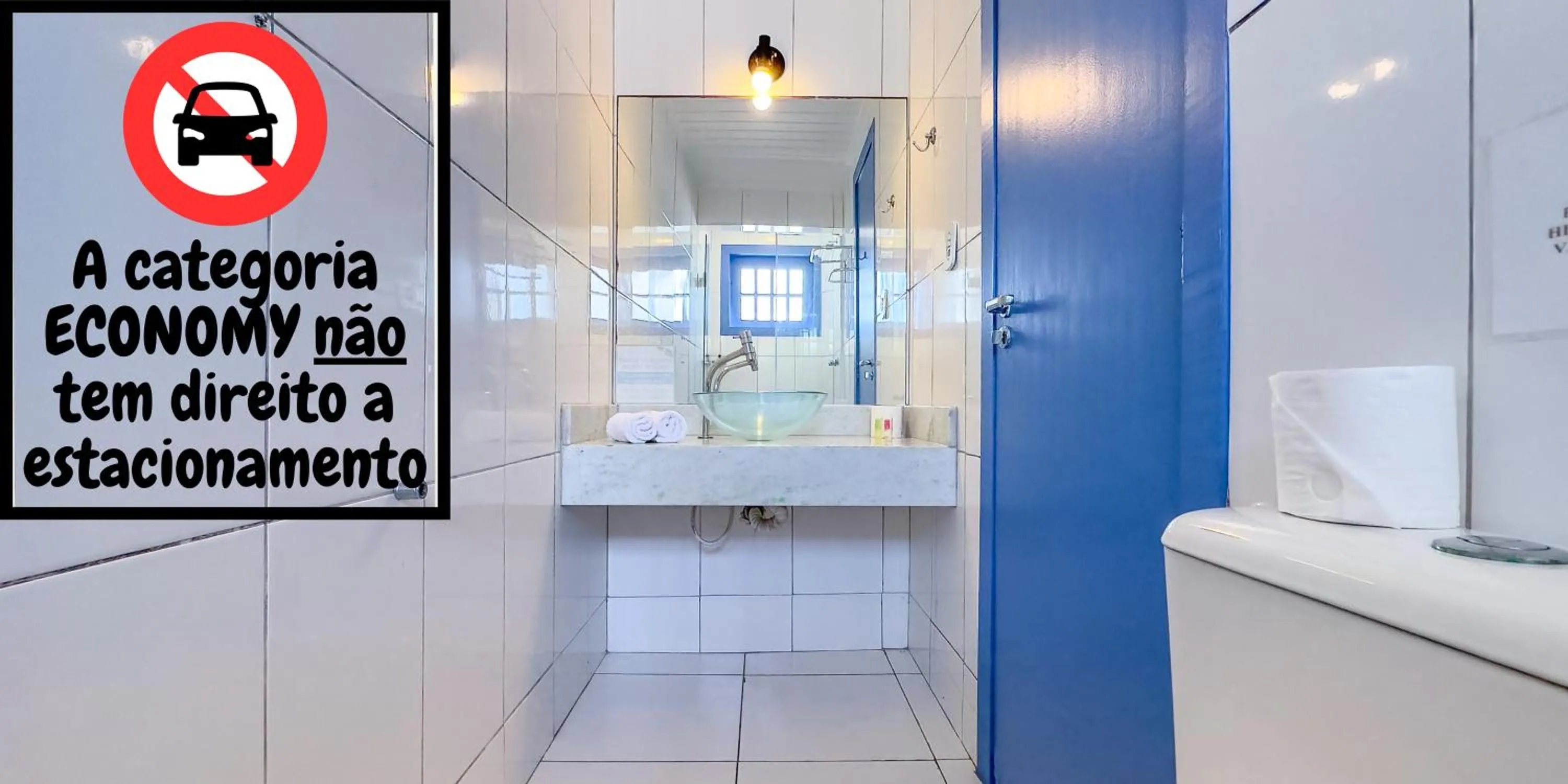 Bathroom in Pousada Vila Capri