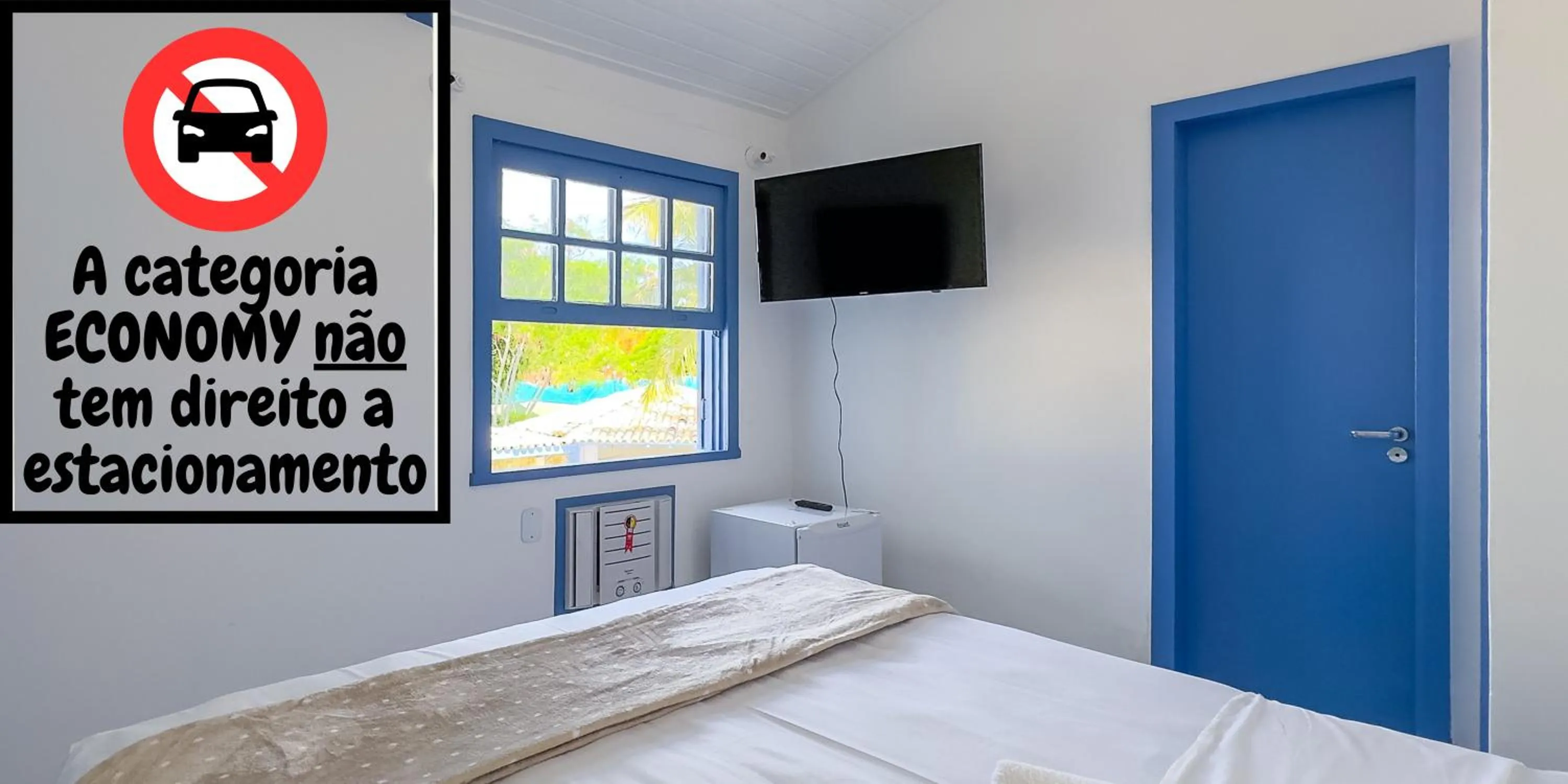 Bed in Pousada Vila Capri