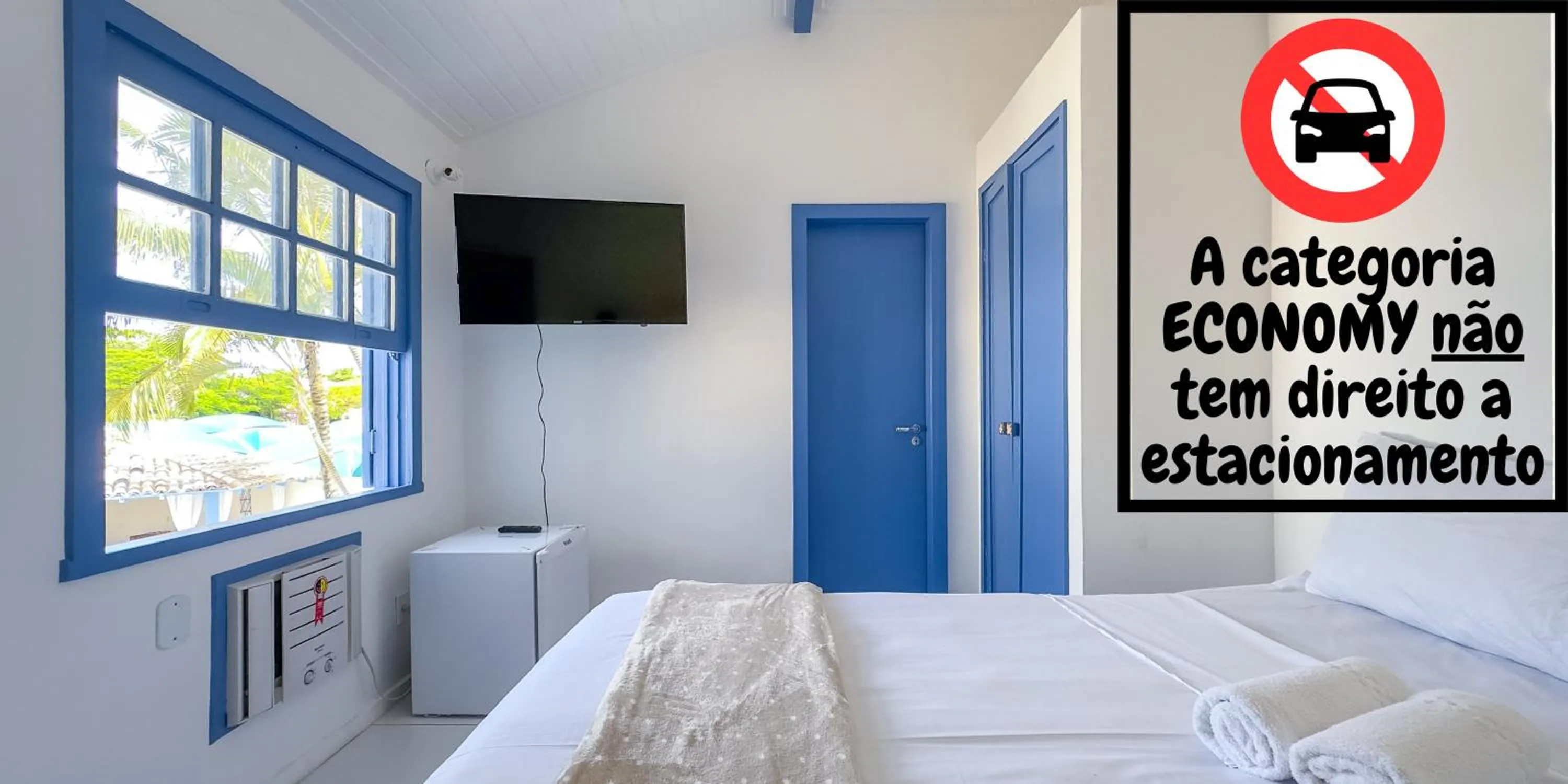 Bed in Pousada Vila Capri