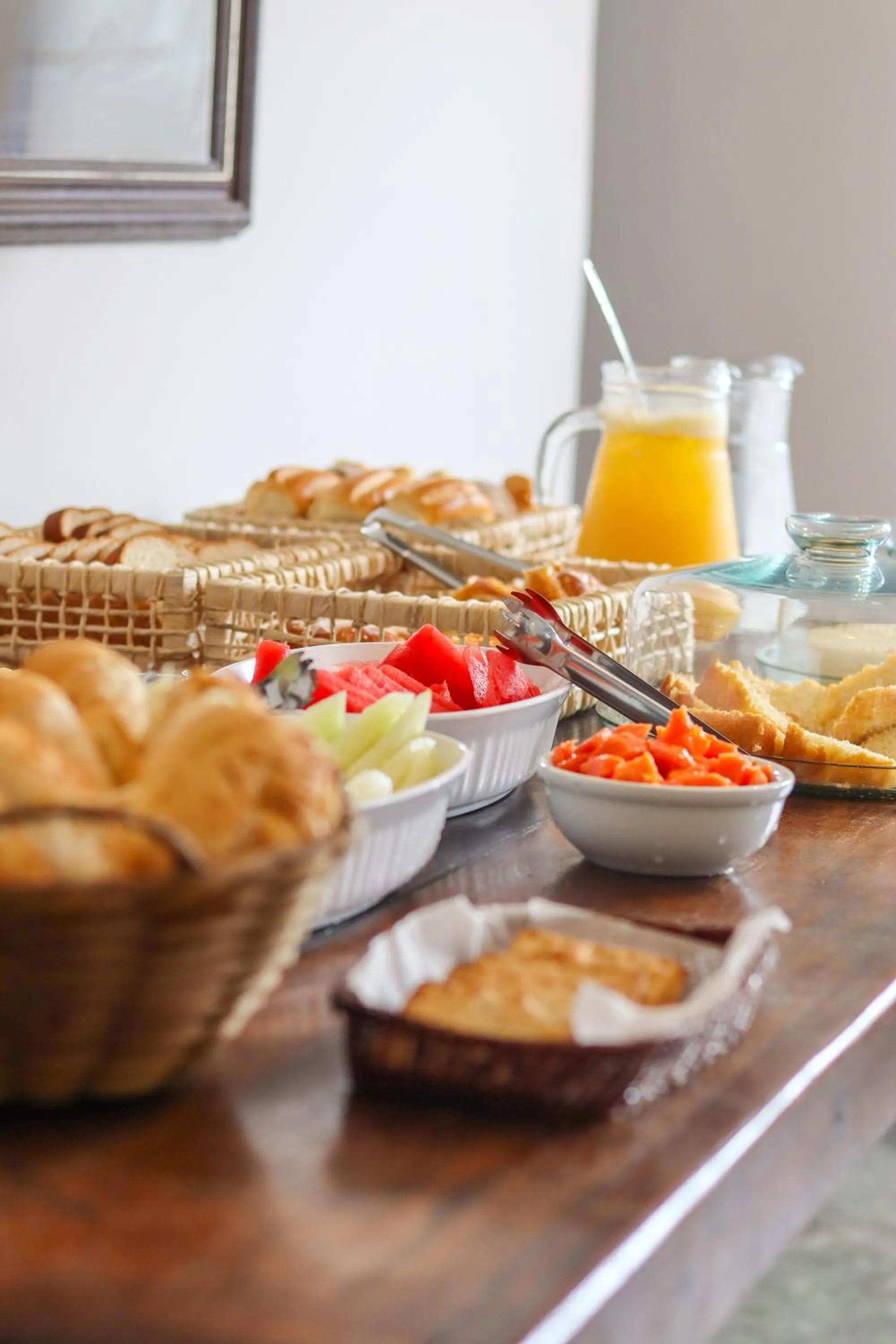 Food and drinks in Pousada Vila Capri