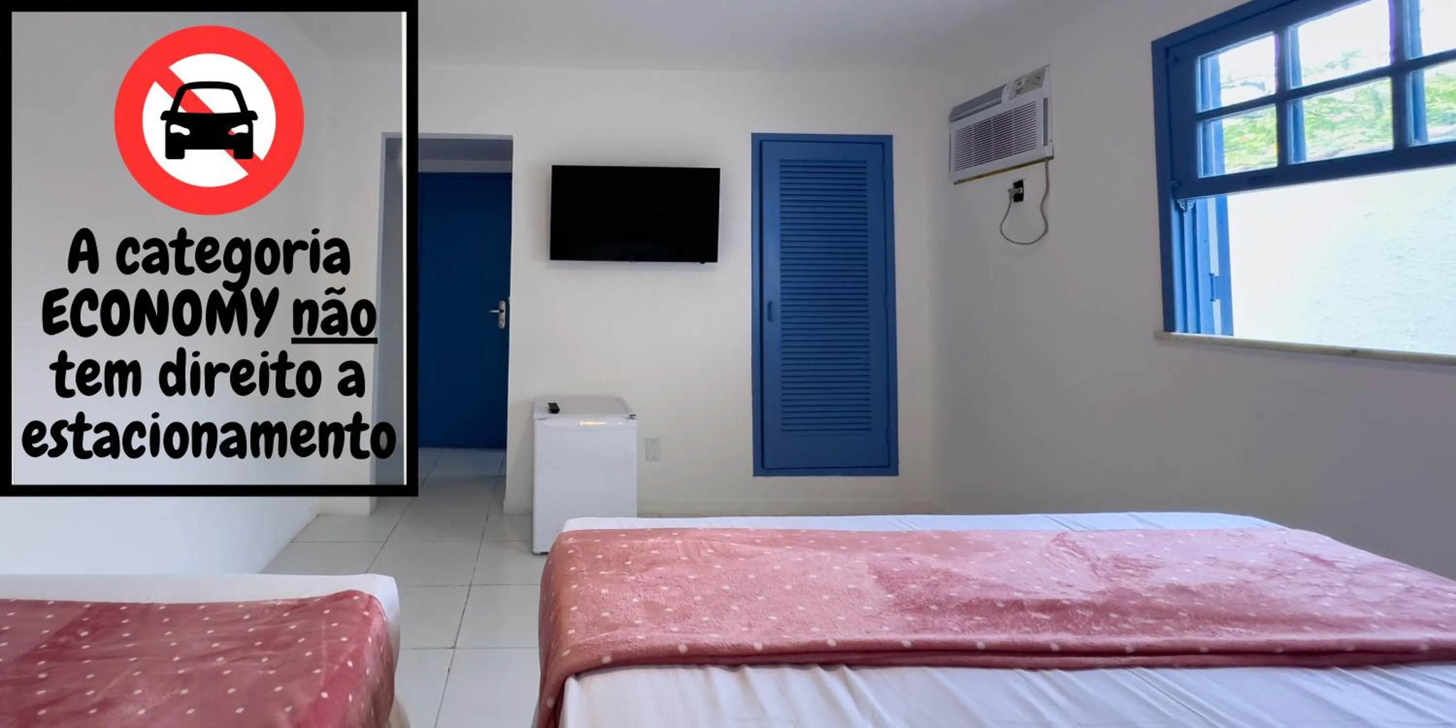 Bed in Pousada Vila Capri