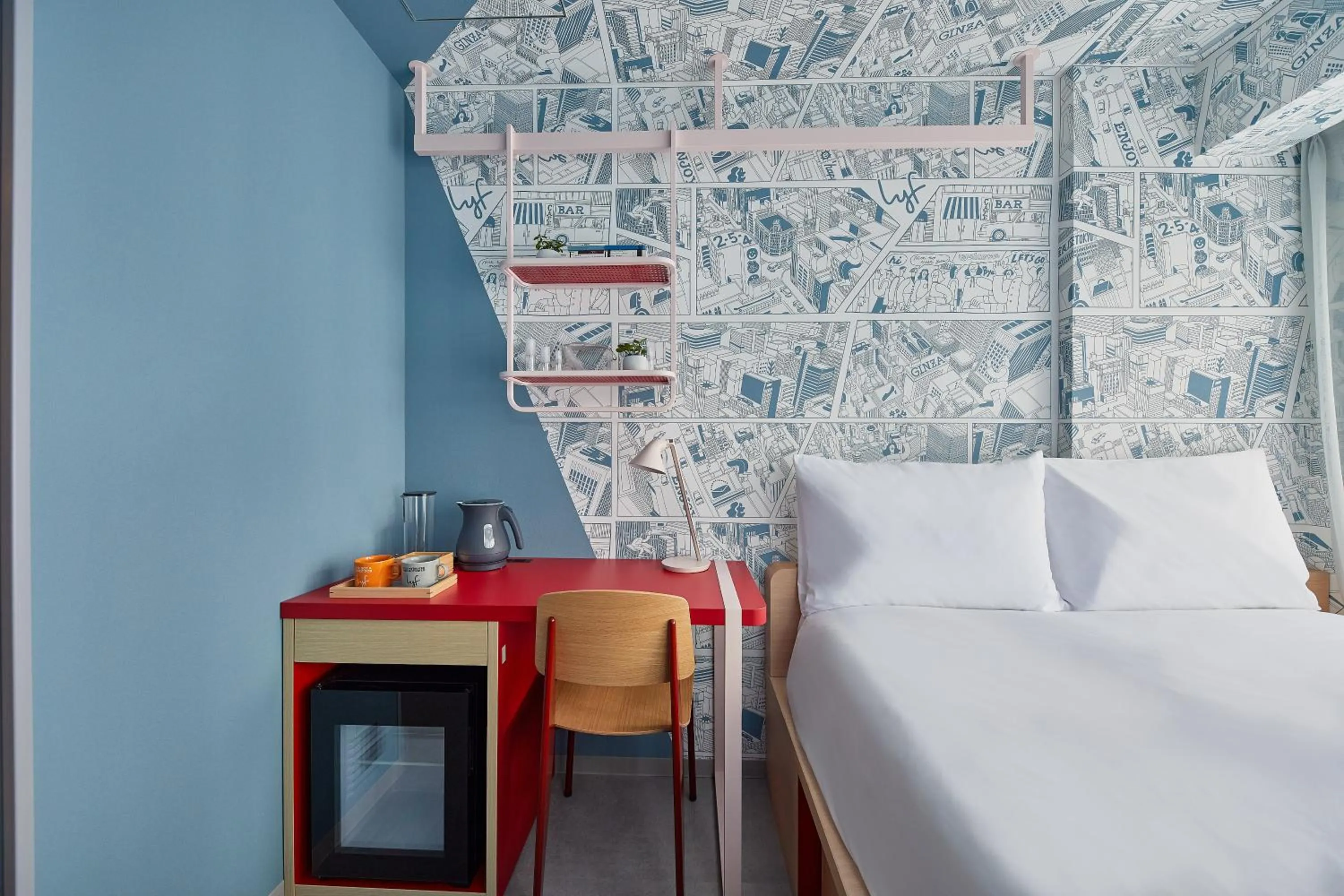 Photo of the whole room, Bed in lyf Ginza Tokyo