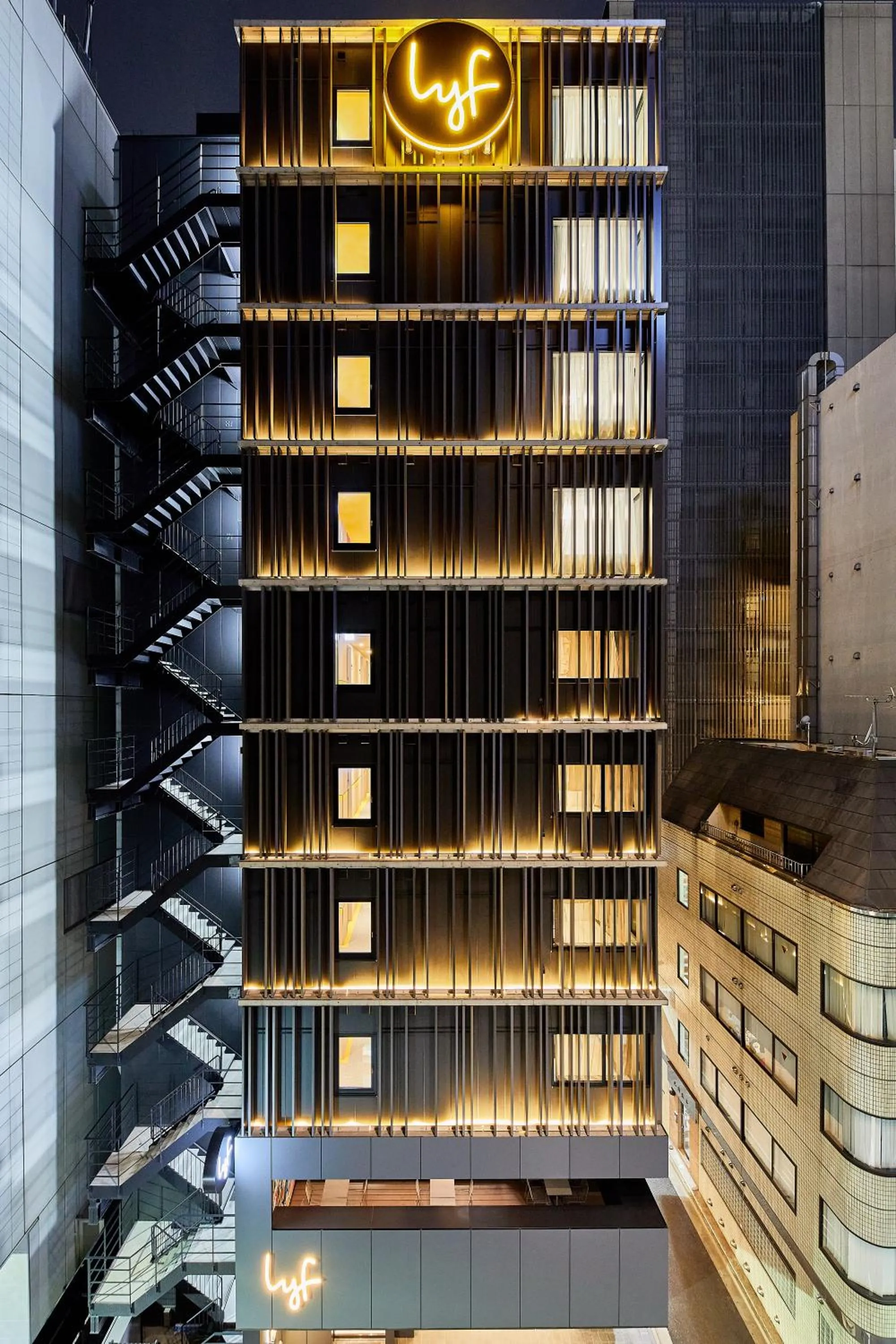 Property building in lyf Ginza Tokyo