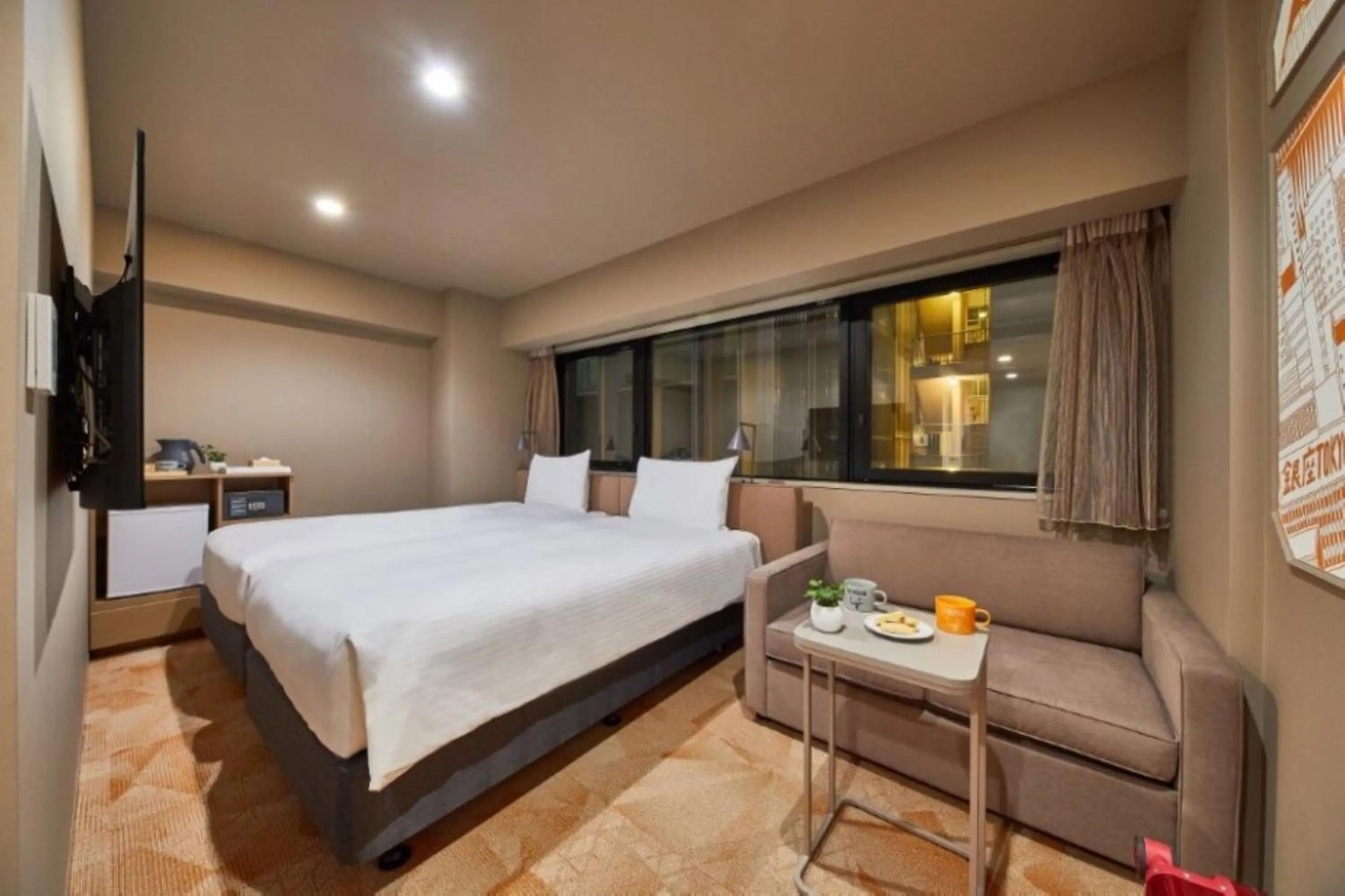 Photo of the whole room, Bed in lyf Ginza Tokyo