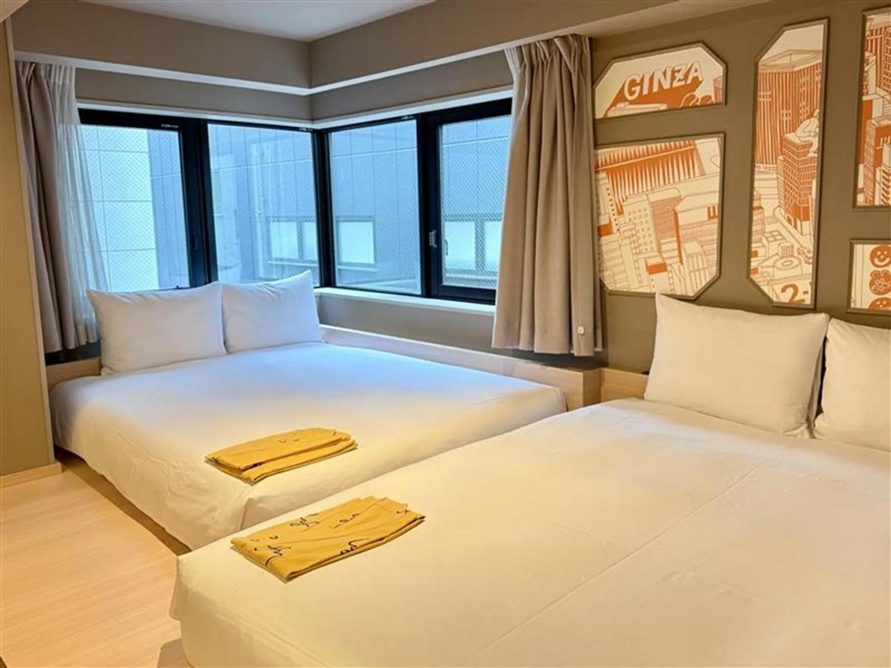 Photo of the whole room, Bed in lyf Ginza Tokyo