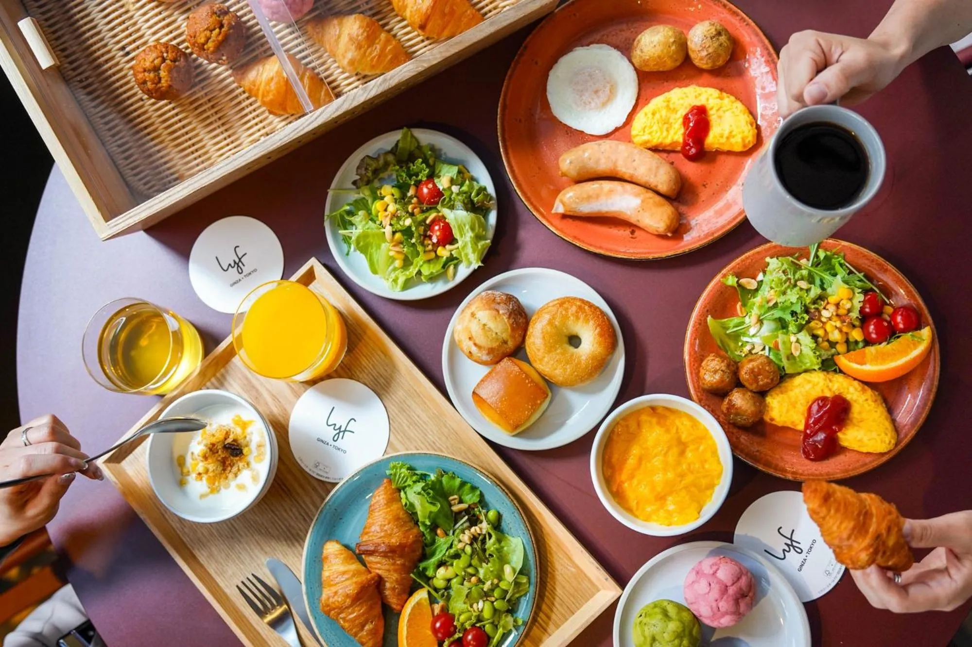 Buffet breakfast in lyf Ginza Tokyo